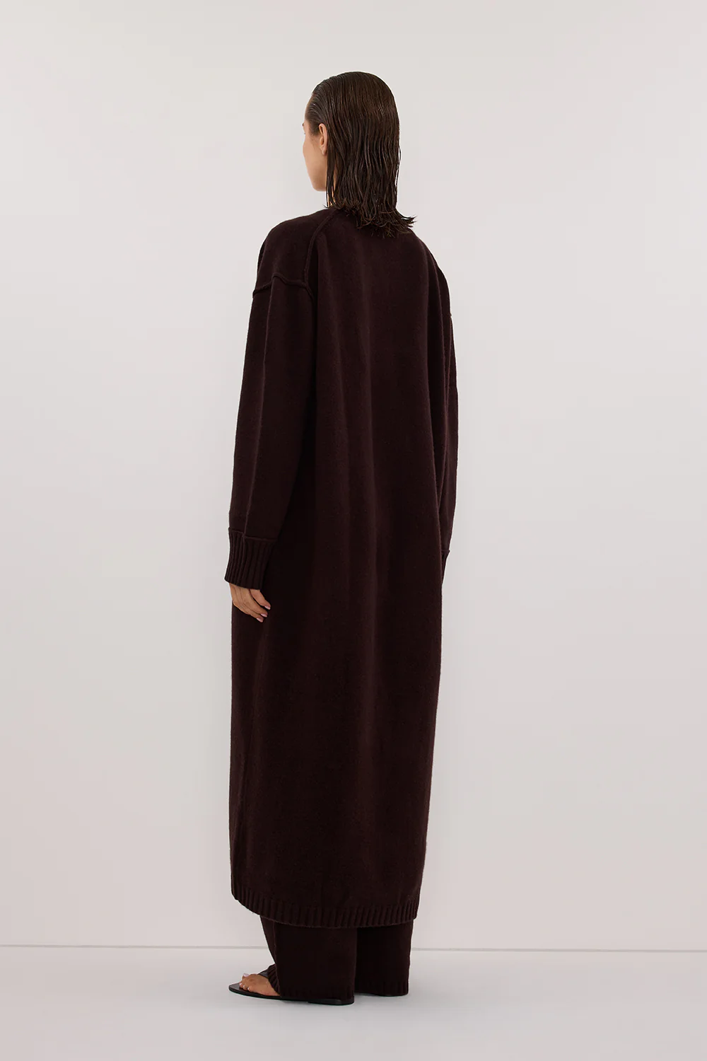 PAIGE CHOC WOOL KNIT PANT - Image 4