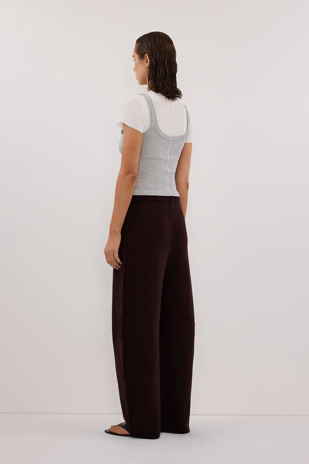 PAIGE CHOC WOOL KNIT PANT - Image 7
