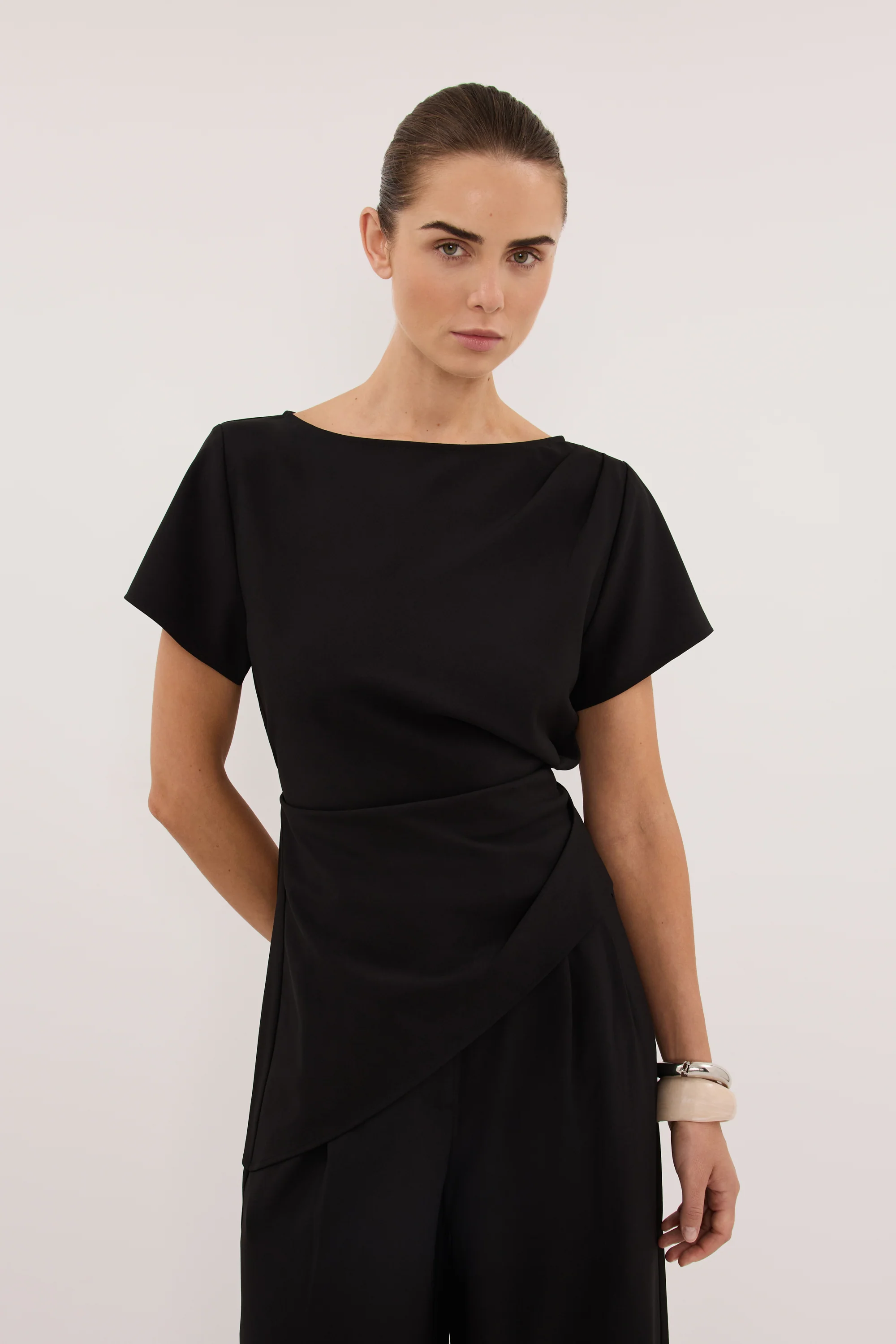 PARKER BLACK ASYM TOP - Image 2