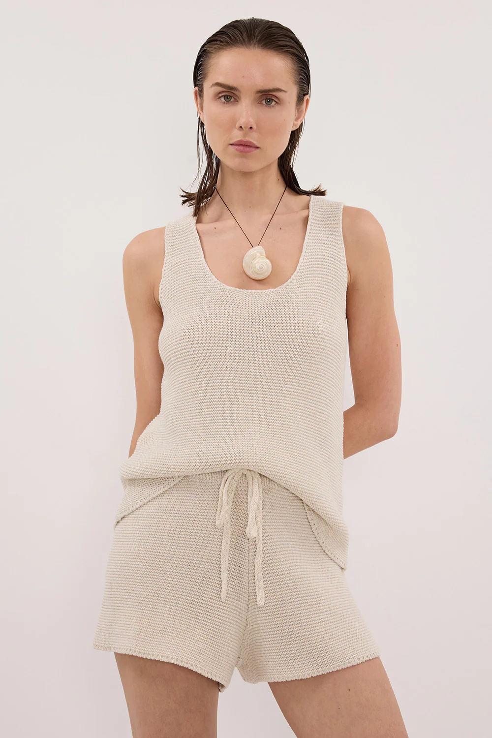 PEARL NATURAL KNIT SHORT - Image 2