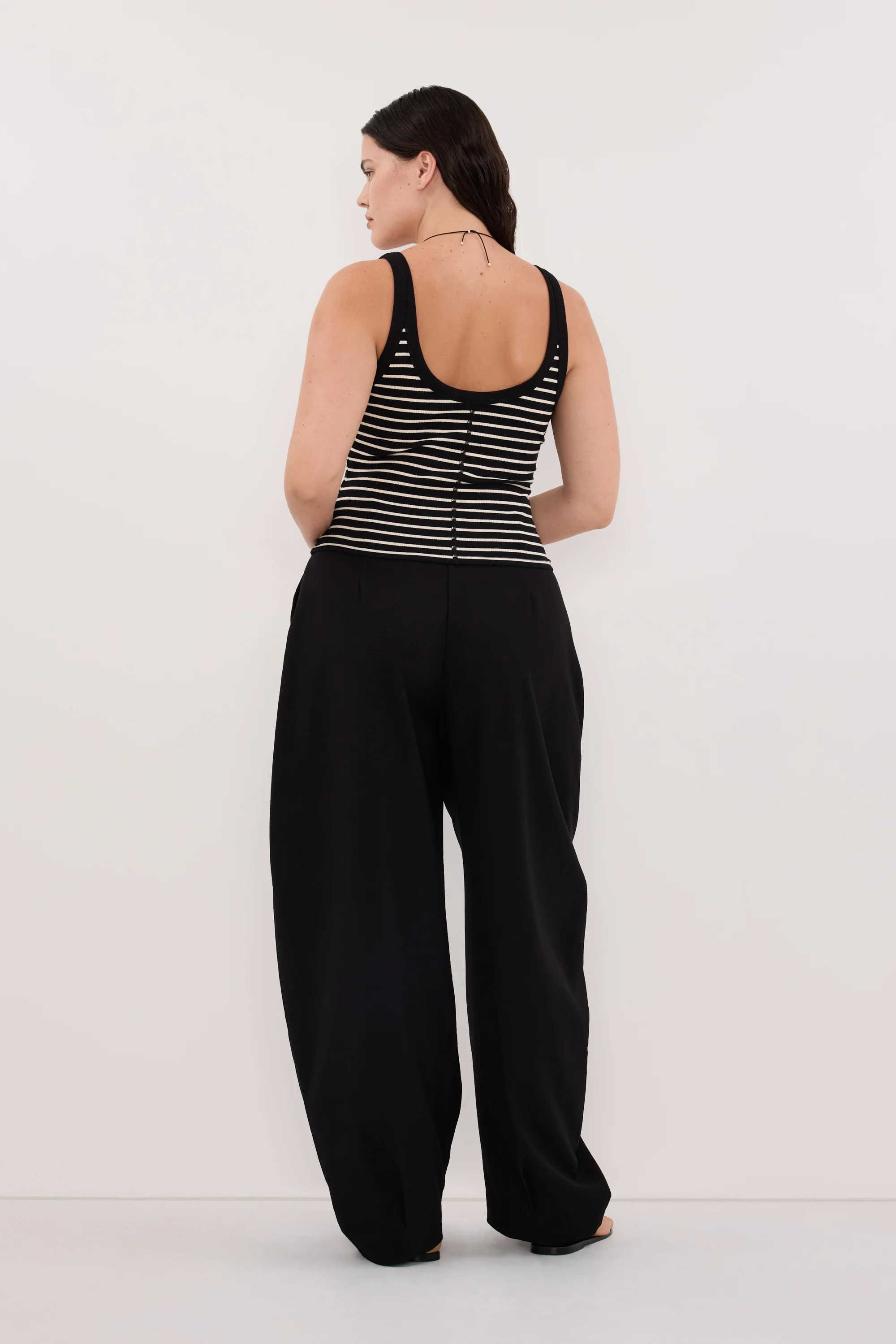 PENNY BLACK SLEEVELESS STRIPE KNIT TANK TOP - Image 7
