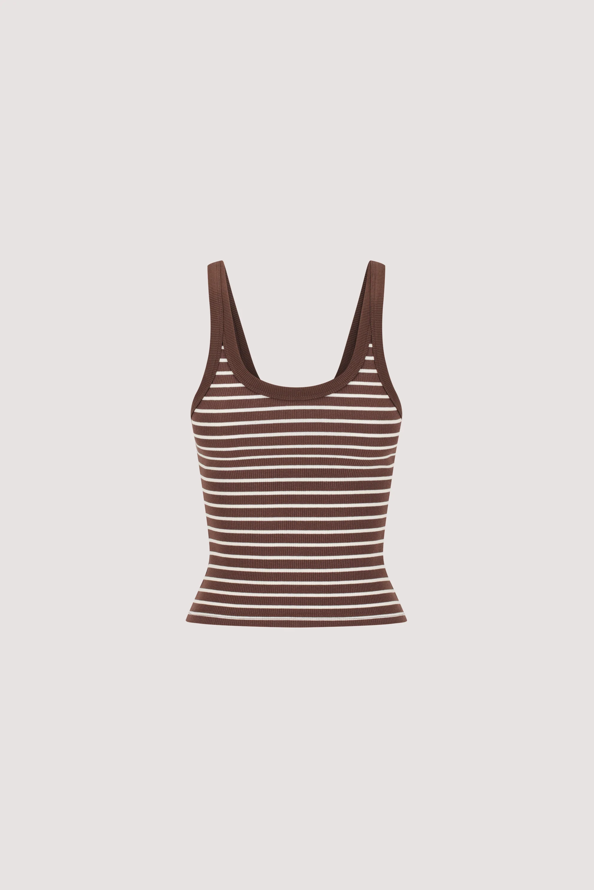 PENNY CHOC SLEEVELESS STRIPE KNIT TANK TOP - Image 6