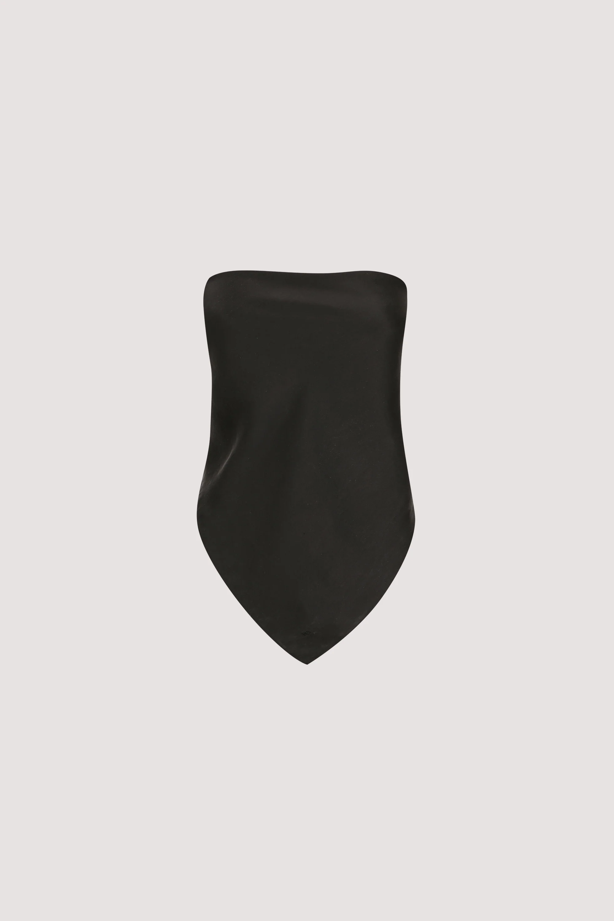 PERCY BLACK SILK SCARF TOP - Image 6
