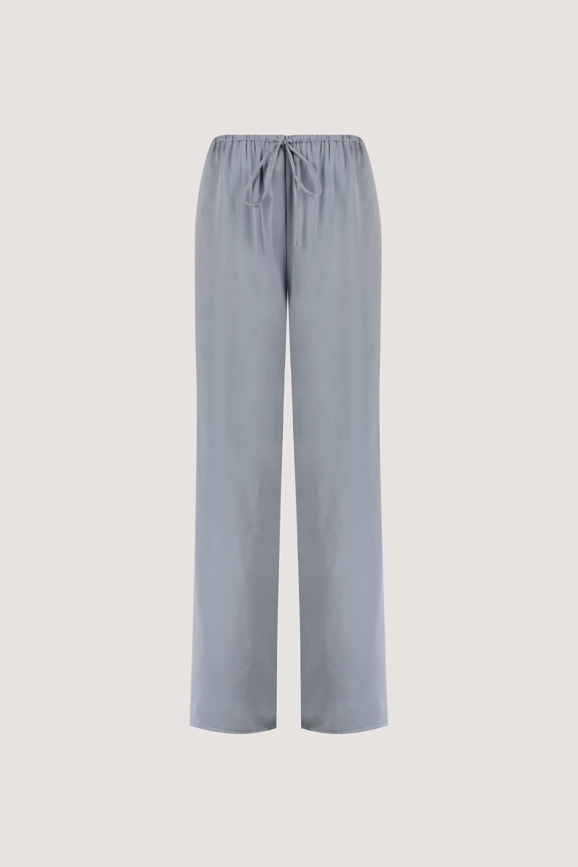 PERCY DUSTY BLUE SILK PANT - Image 9