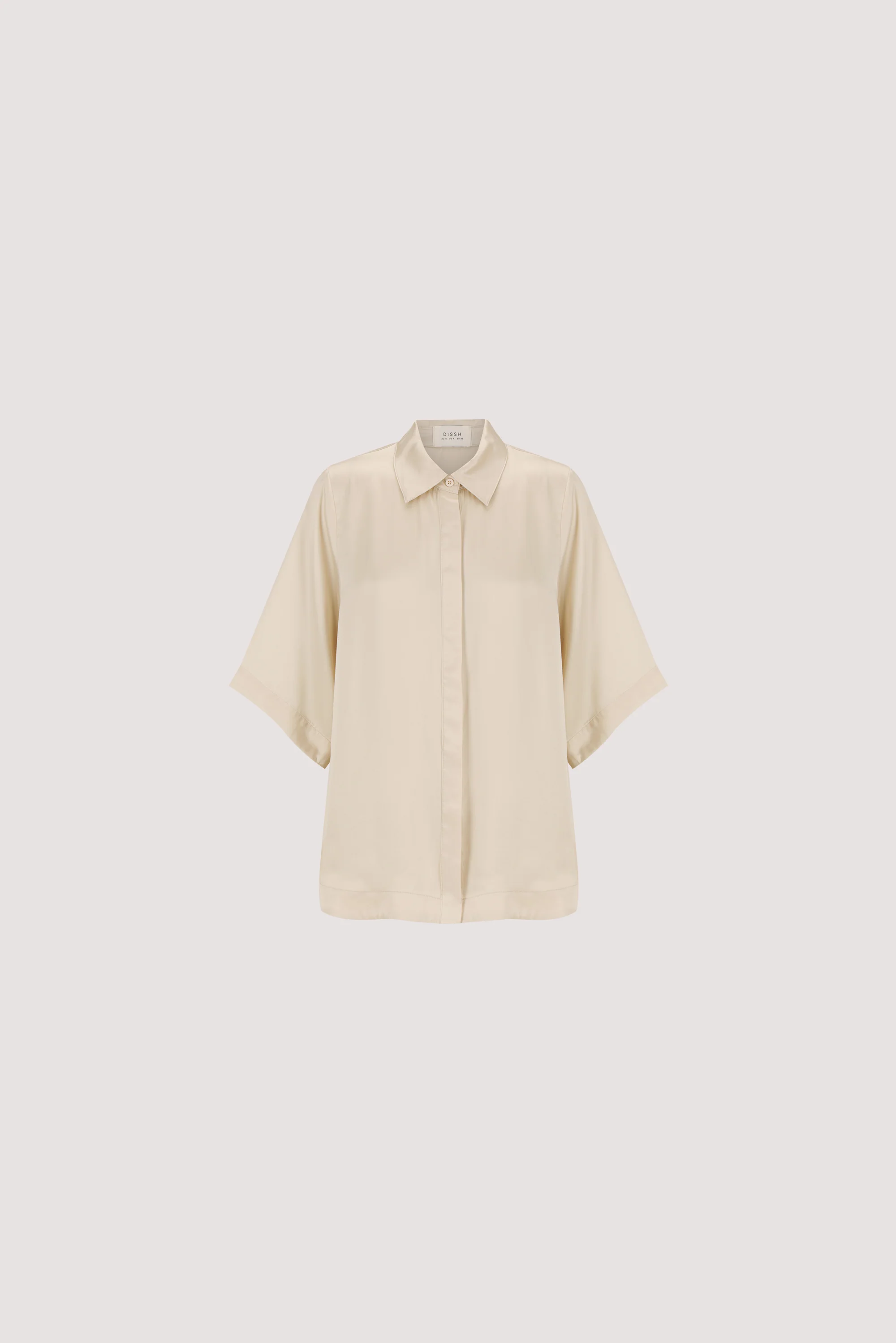 PERCY SANDSTONE SILK SHIRT - Image 6