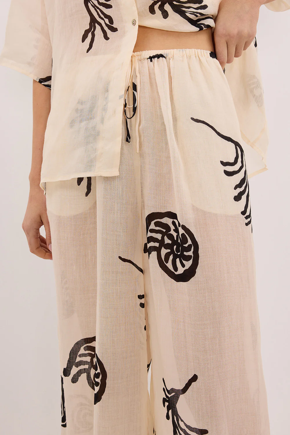 POSITANO SANDSTONE RAMIE PANT - Image 5