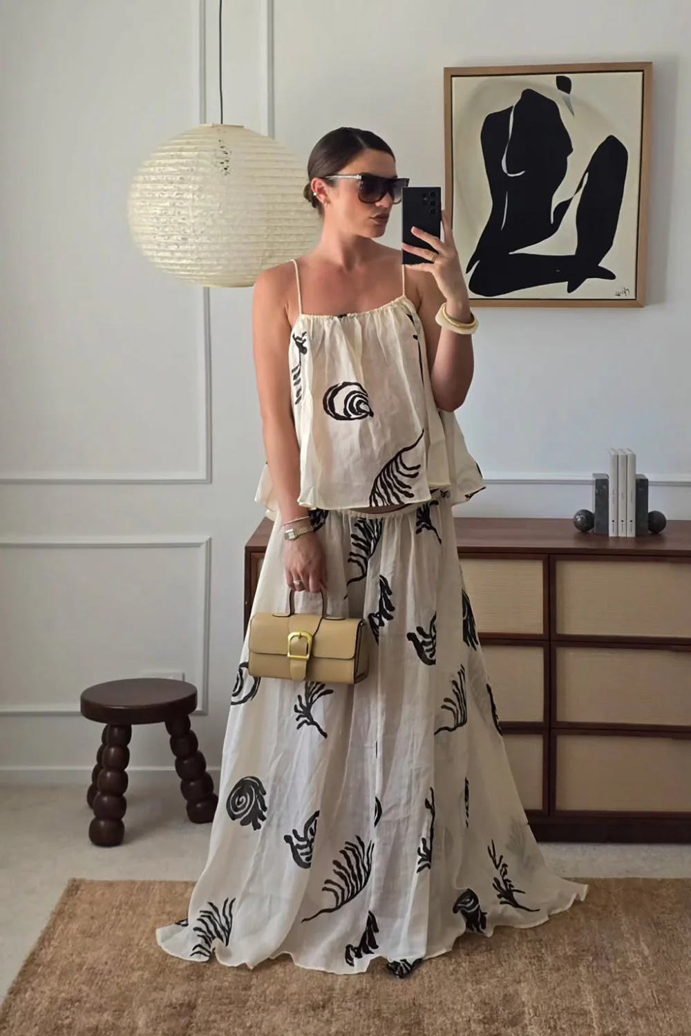 POSITANO SANDSTONE SLEEVELESS RAMIE TOP - Image 2
