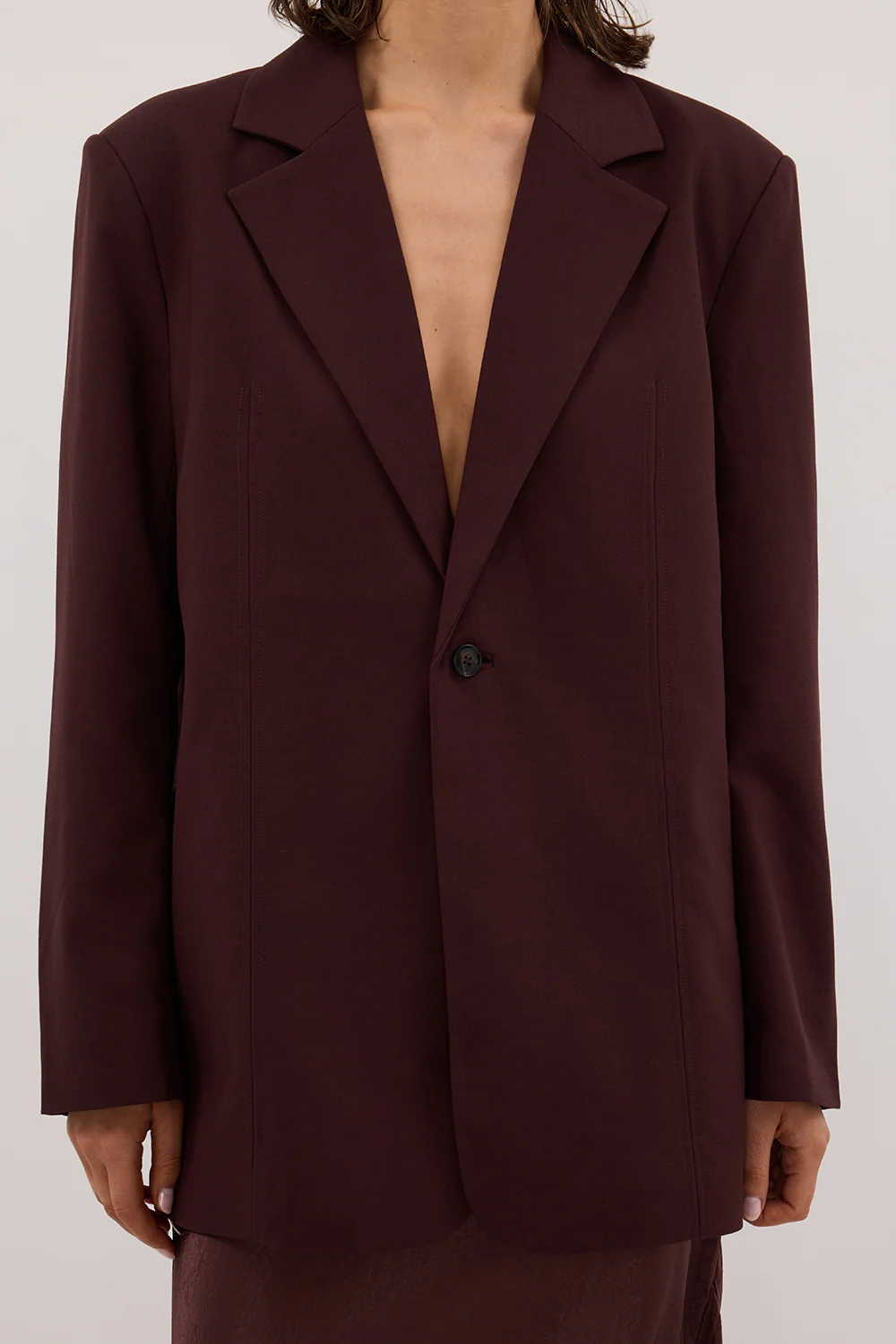 PRUE WALNUT OVERSIZED BLAZER - Image 5