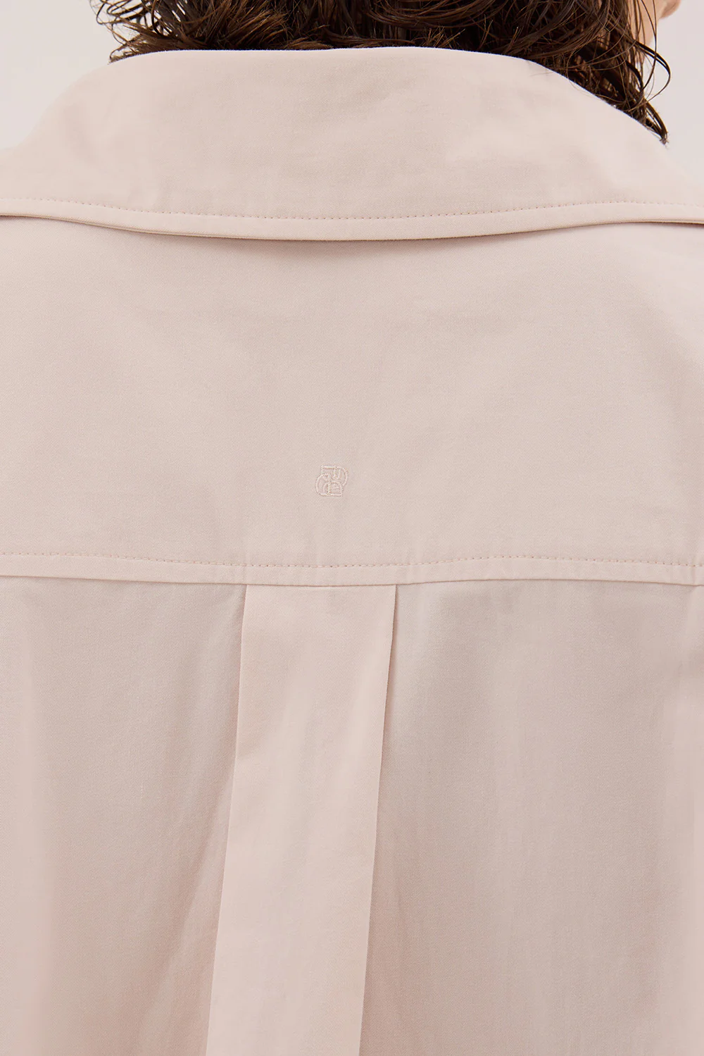 RAQUEL POWDER LONG SLEEVE COTTON POPLIN SHIRT - Image 5
