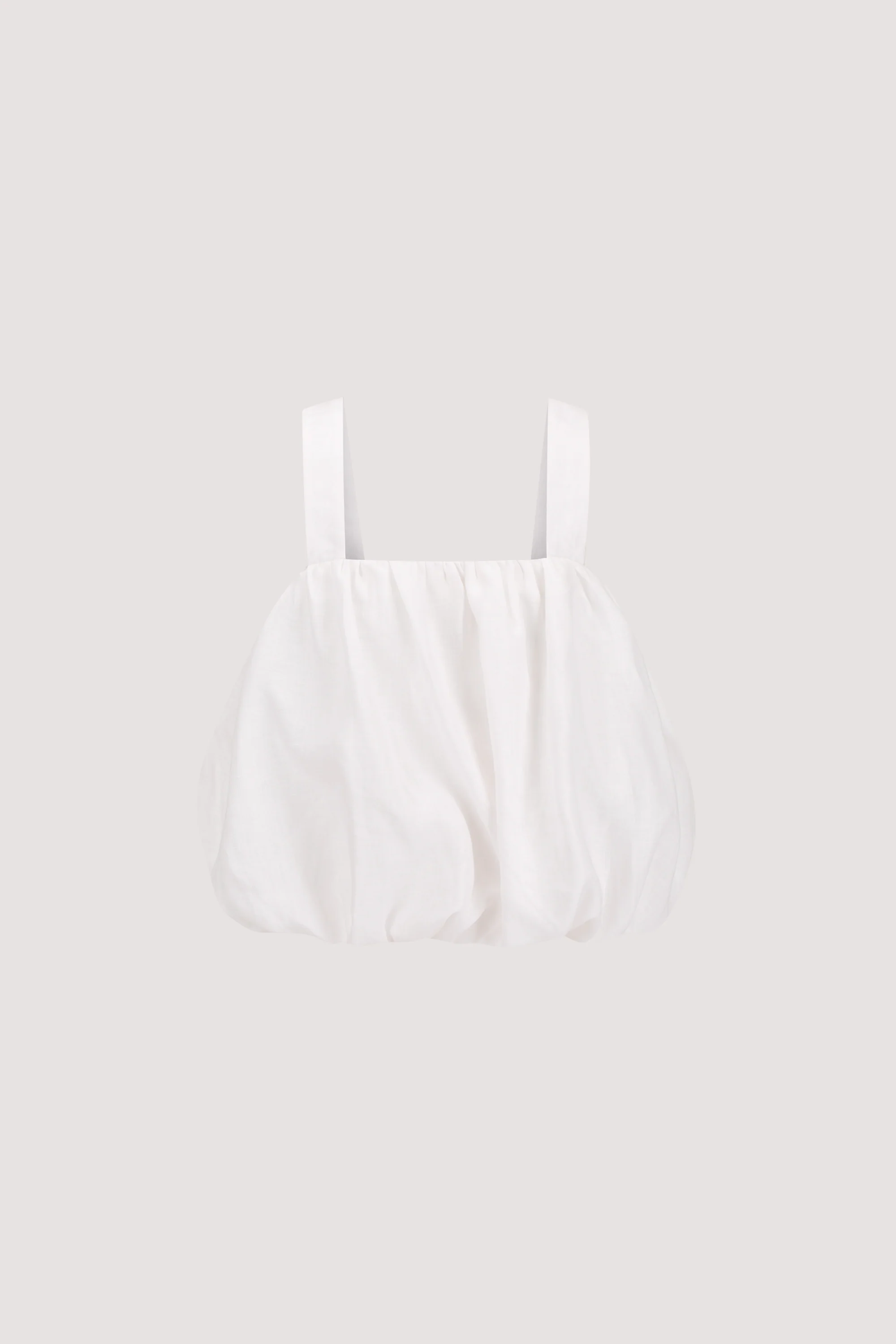 RAVELLO WHITE LINEN BUBBLE TOP - Image 6