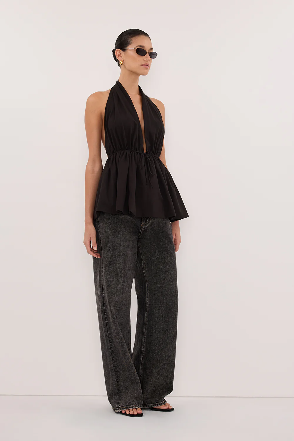 REAGAN 2.0 WASHED BLACK SLOUCHY JEAN - Image 3