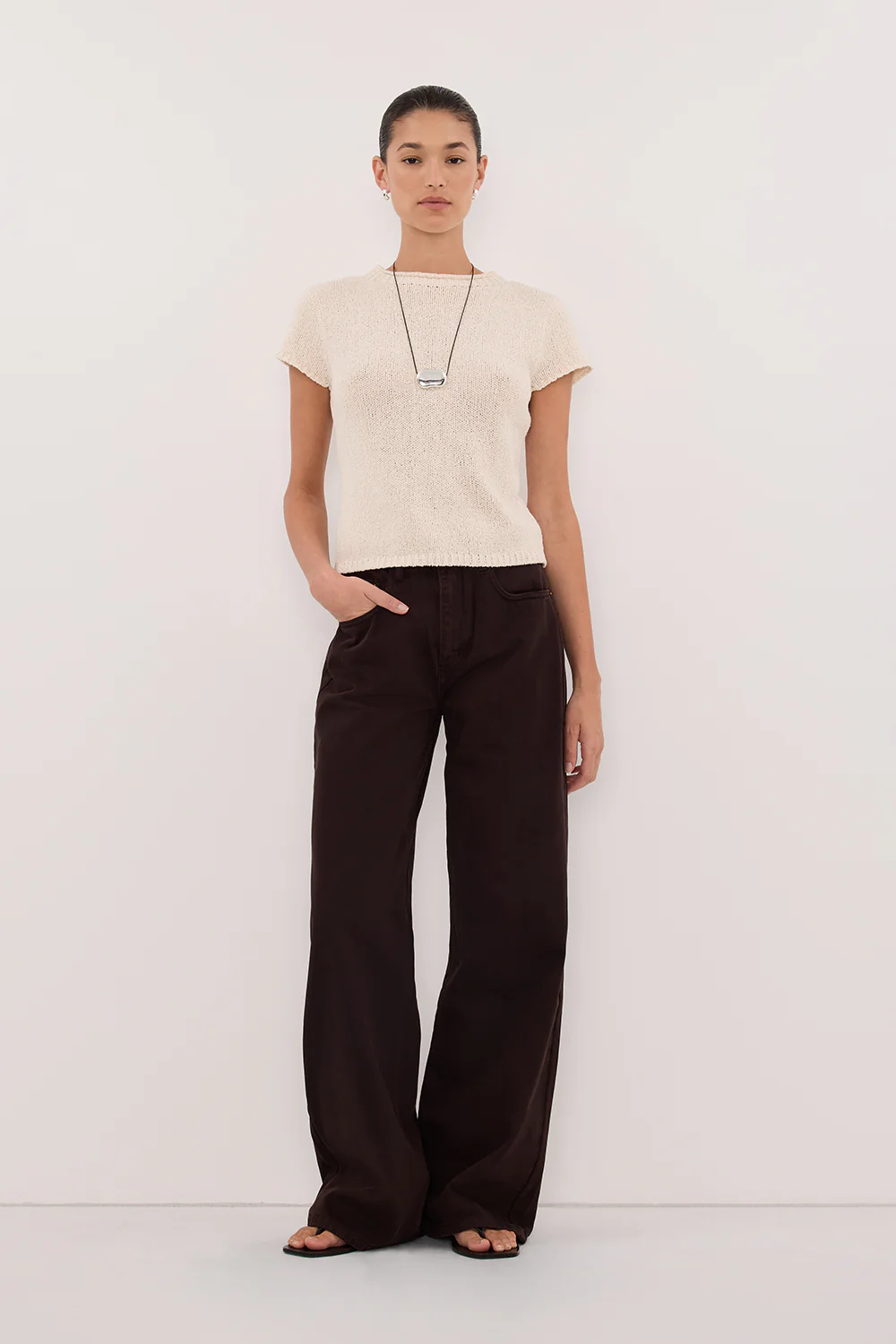 REAGAN 2.0 BURNT CHOC TALL JEAN
