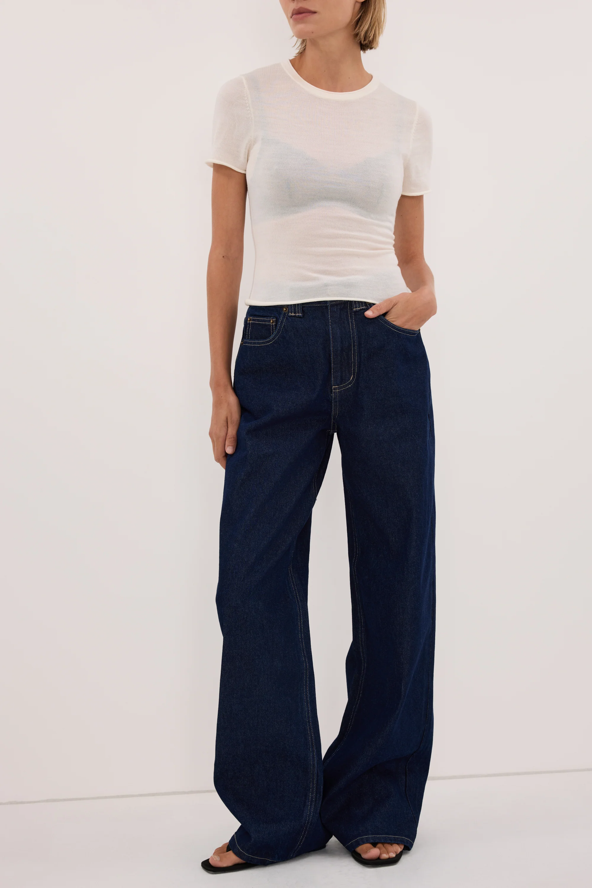 REAGAN 2.0 INDIGO TALL SLOUCHY JEAN - Image 2