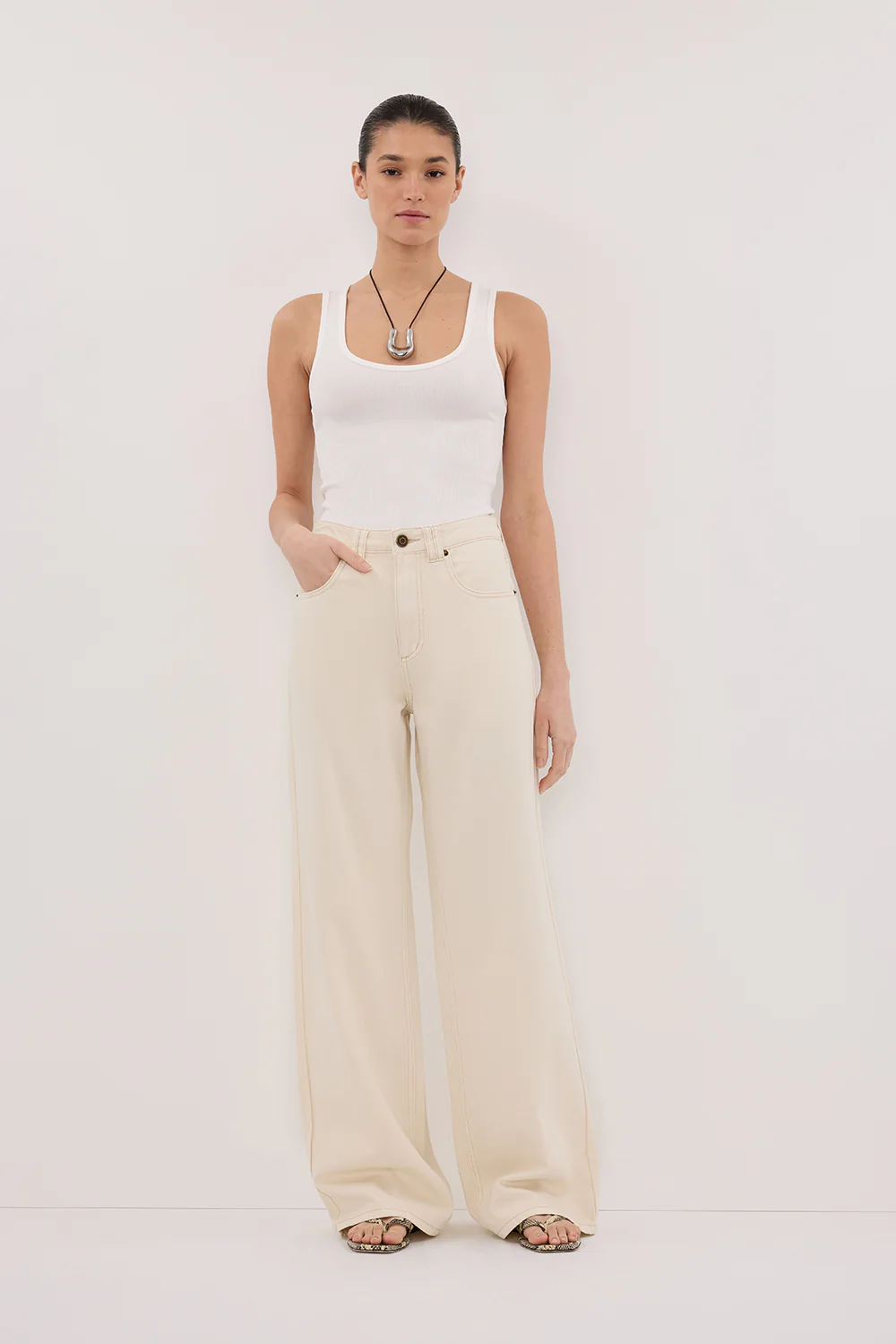 REAGAN 2.0 NATURAL TALL SLOUCHY JEAN