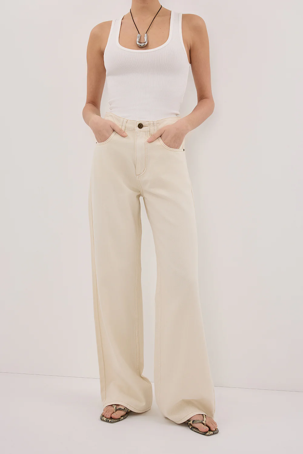 REAGAN 2.0 NATURAL TALL SLOUCHY JEAN - Image 2