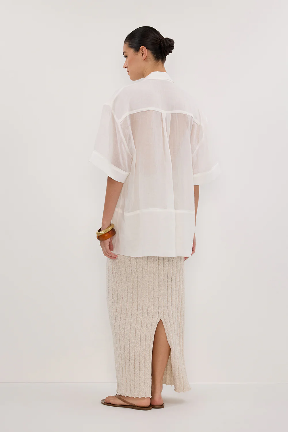 REM STONE KNIT MIDI SKIRT - Image 5