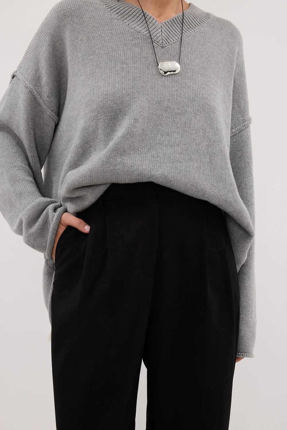 REMY BLACK TAILORED PANT - Image 6