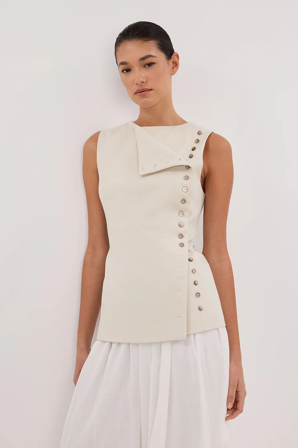 REN PLASTER SIDE BUTTON VEST - Image 2