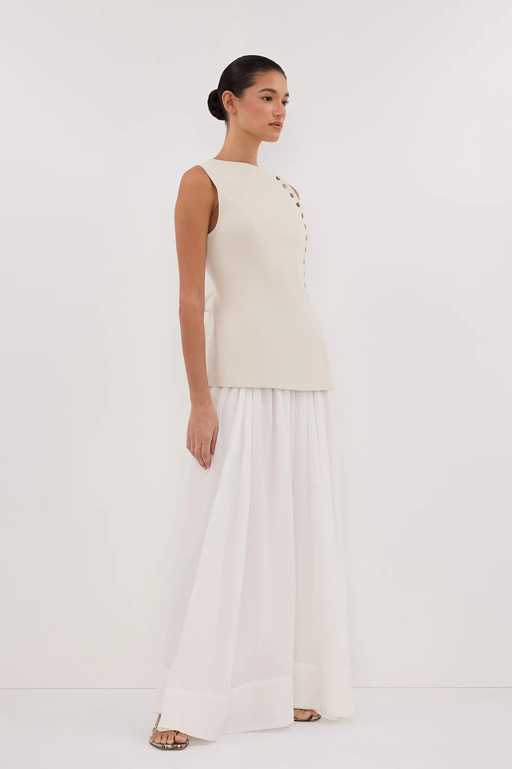 REN PLASTER SIDE BUTTON VEST - Image 3