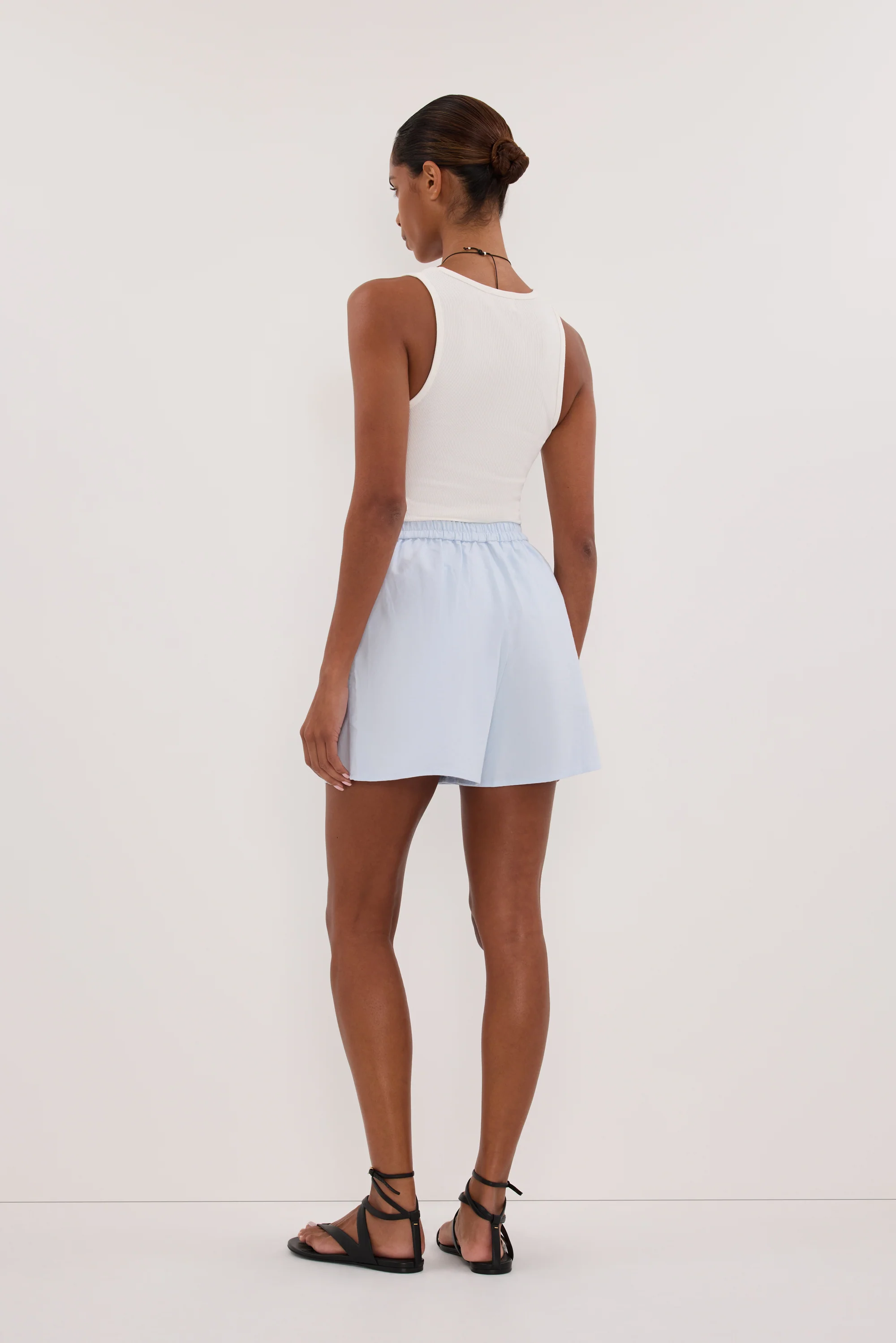 RHEA 2.0 ICE BLUE COTTON SHORT - Image 7