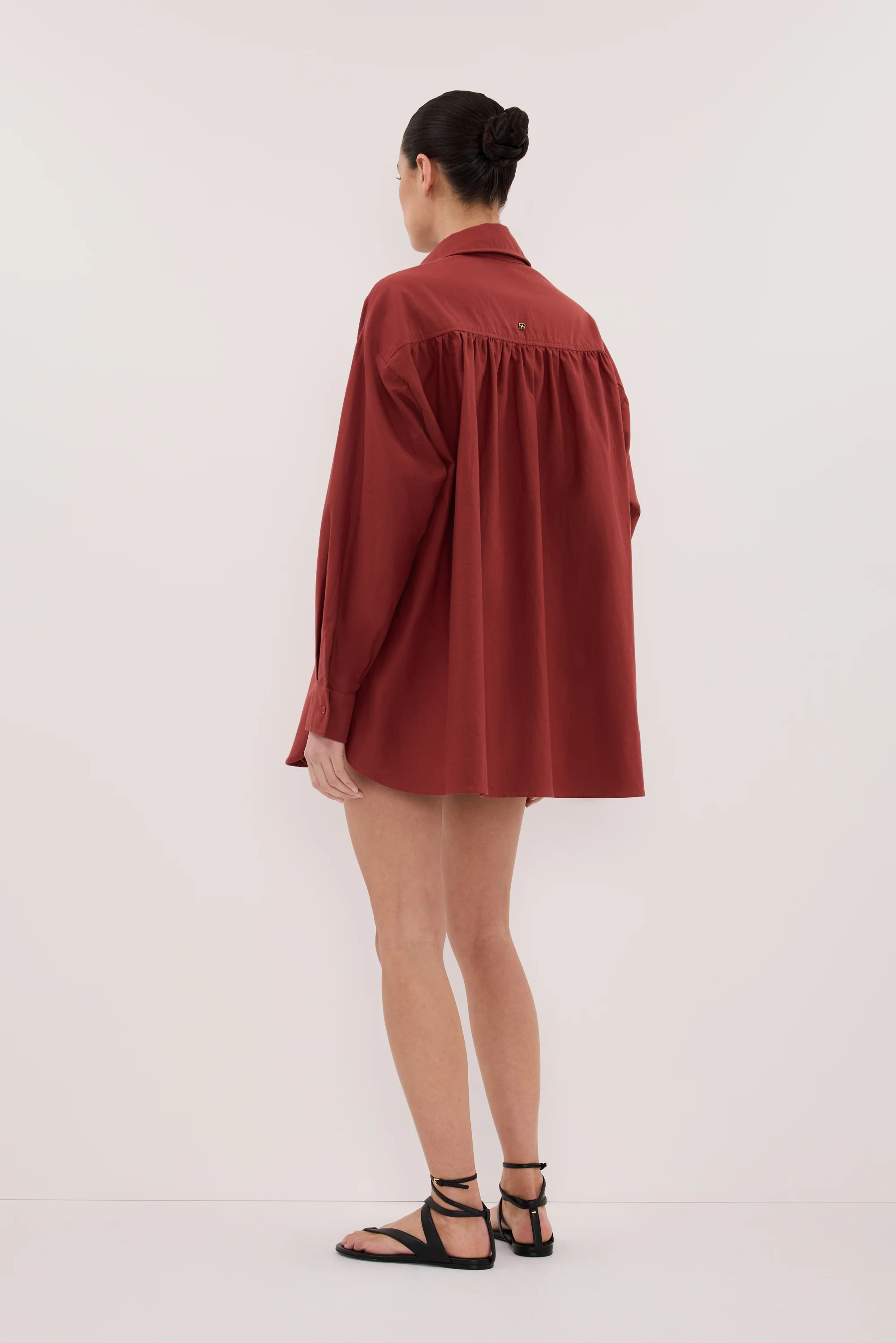 RHEA 2.0 SAHARA OVERSIZED COTTON SHIRT - Image 4