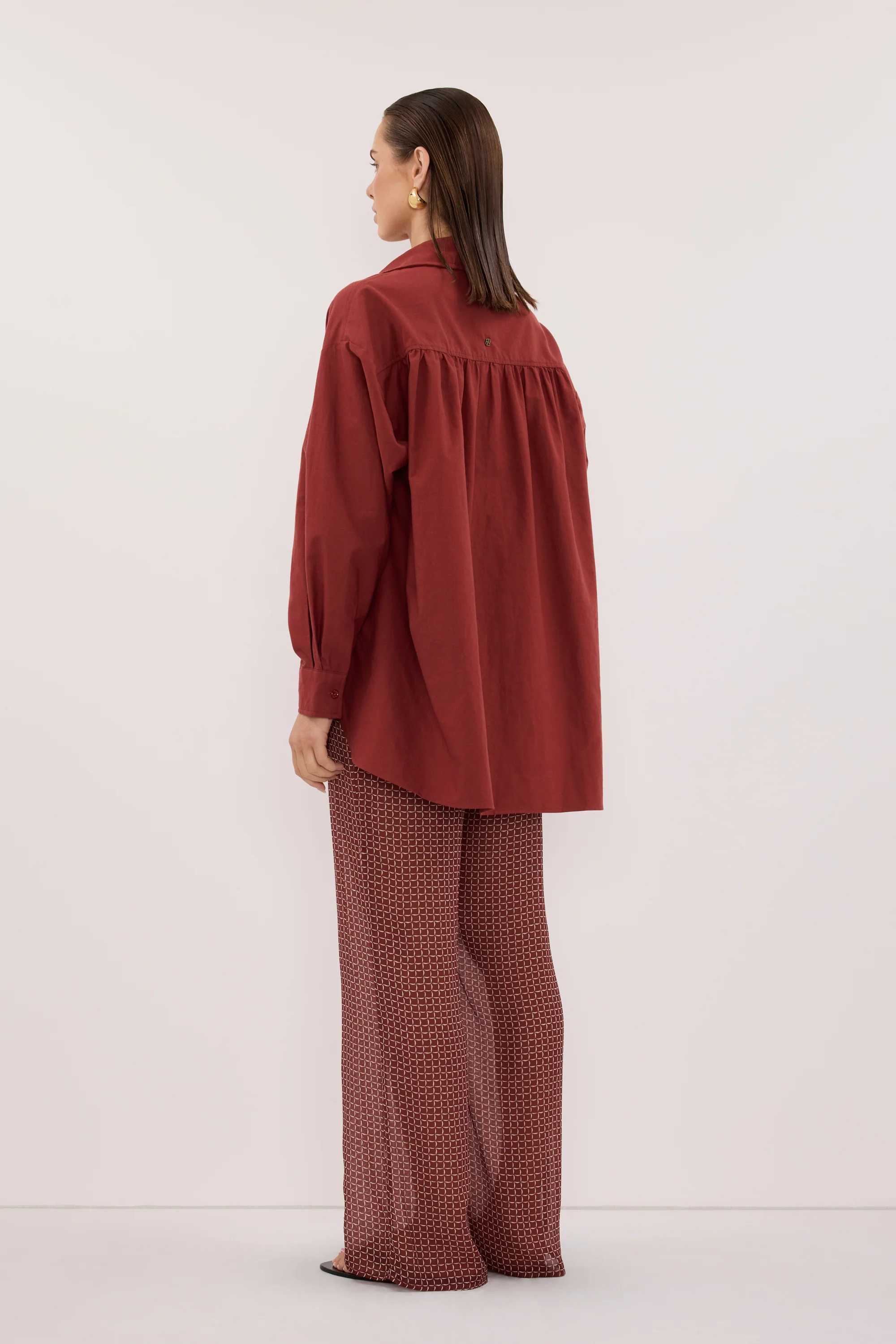 RHEA 2.0 SAHARA OVERSIZED COTTON SHIRT - Image 7