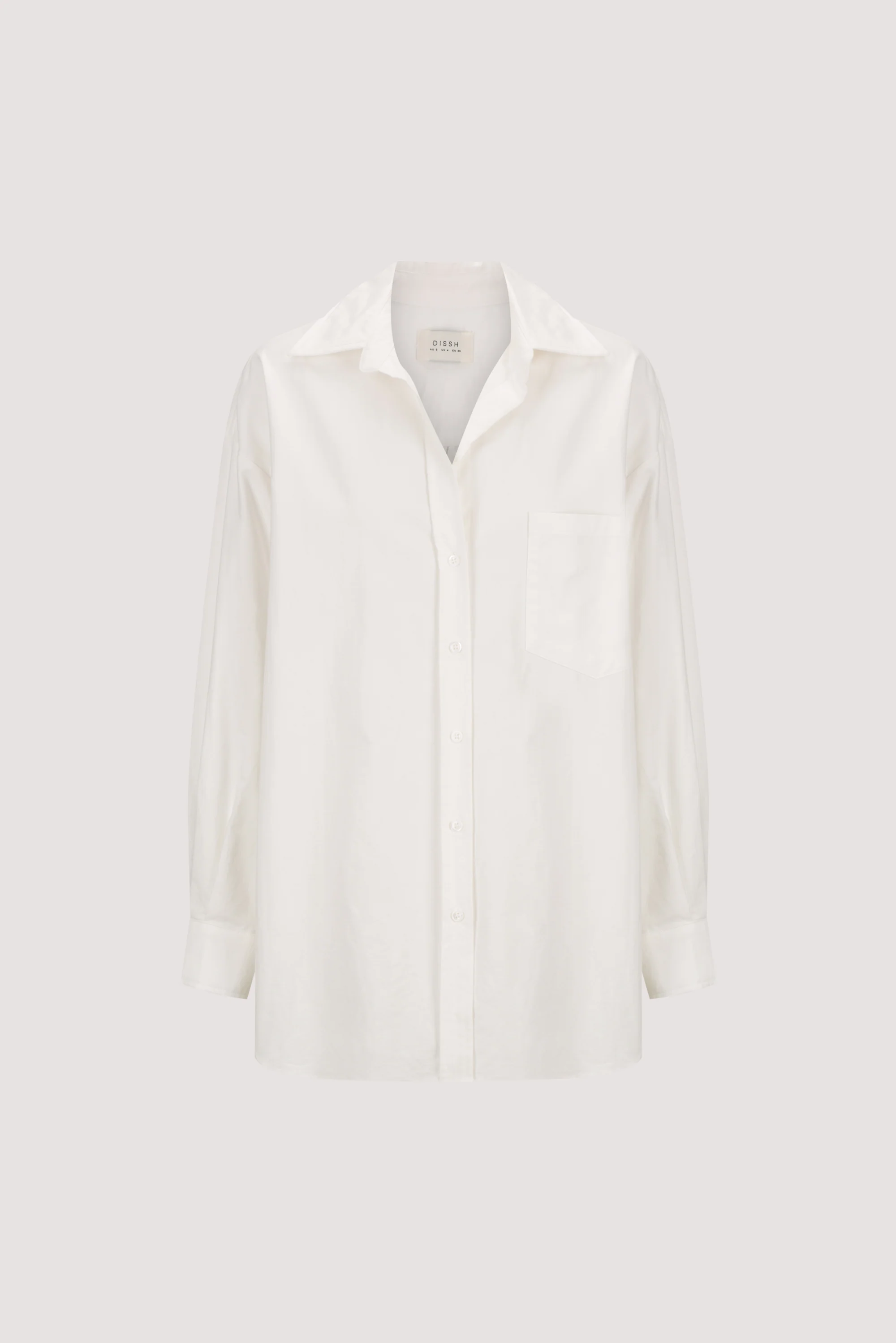 RHEA 2.0 WHITE OVERSIZED COTTON SHIRT - Image 6