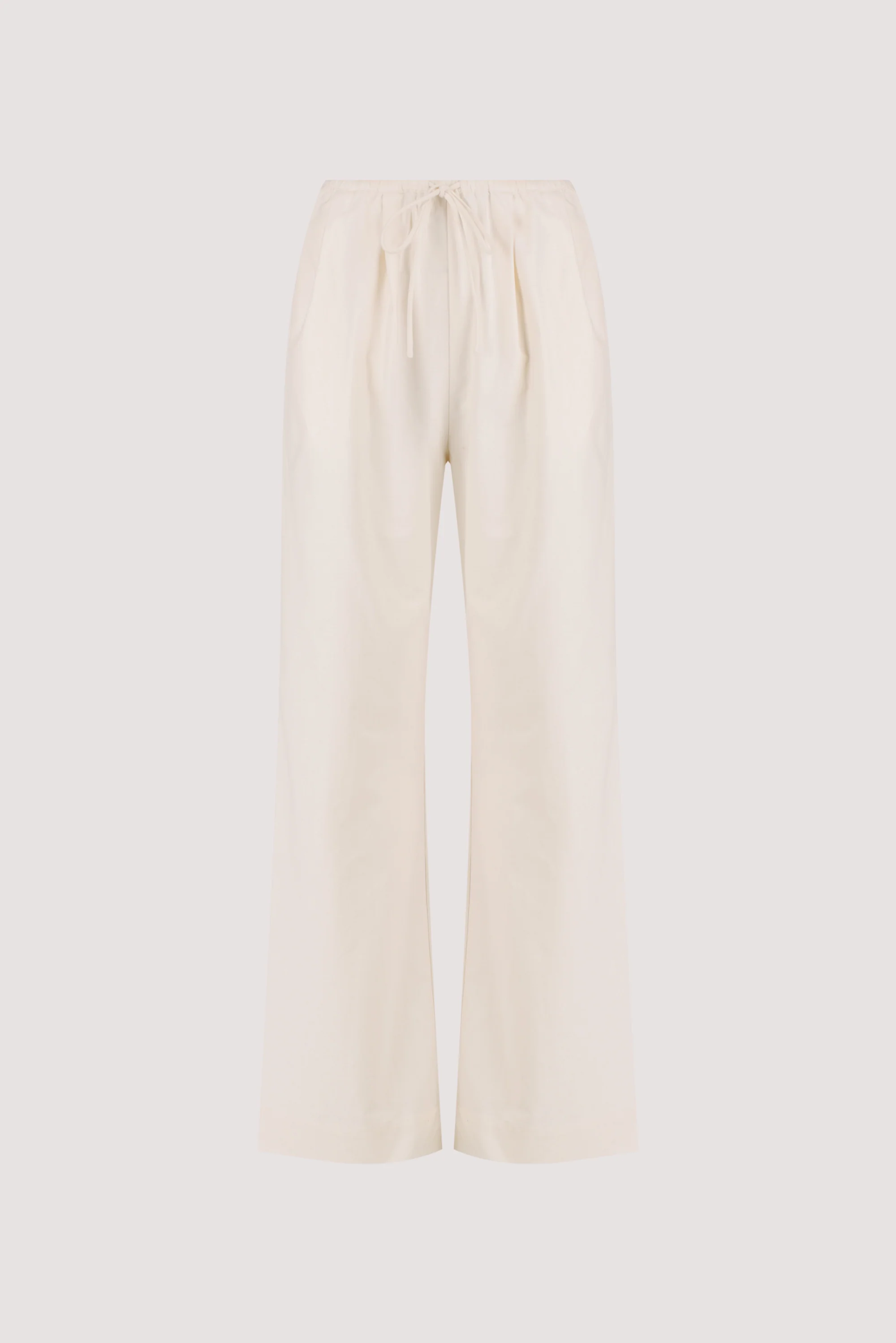 RHEA CREAM COTTON DRAWSTRING PANT - Image 6