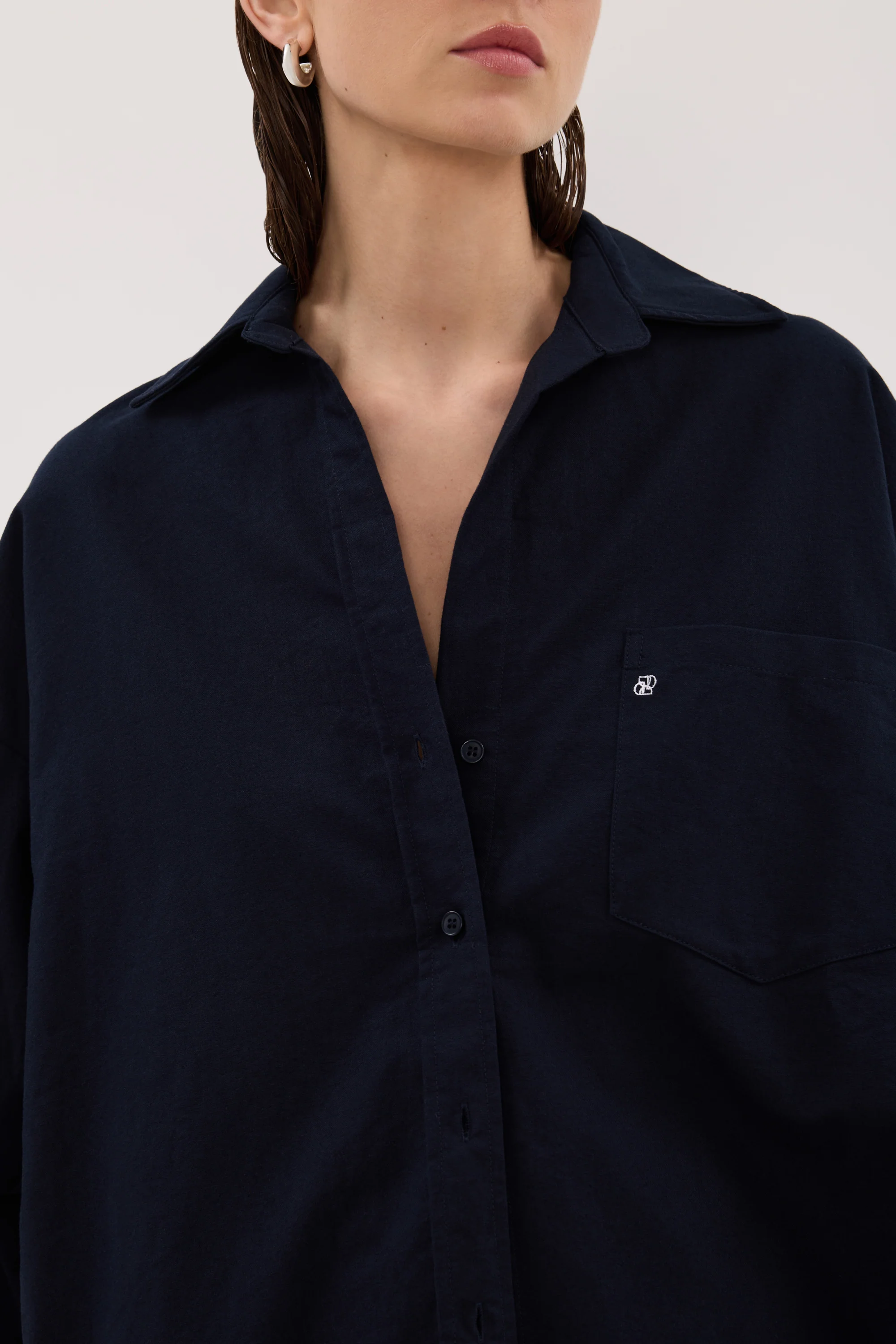 RHEA INK OVERSIZED COTTON SHIRT - Image 5