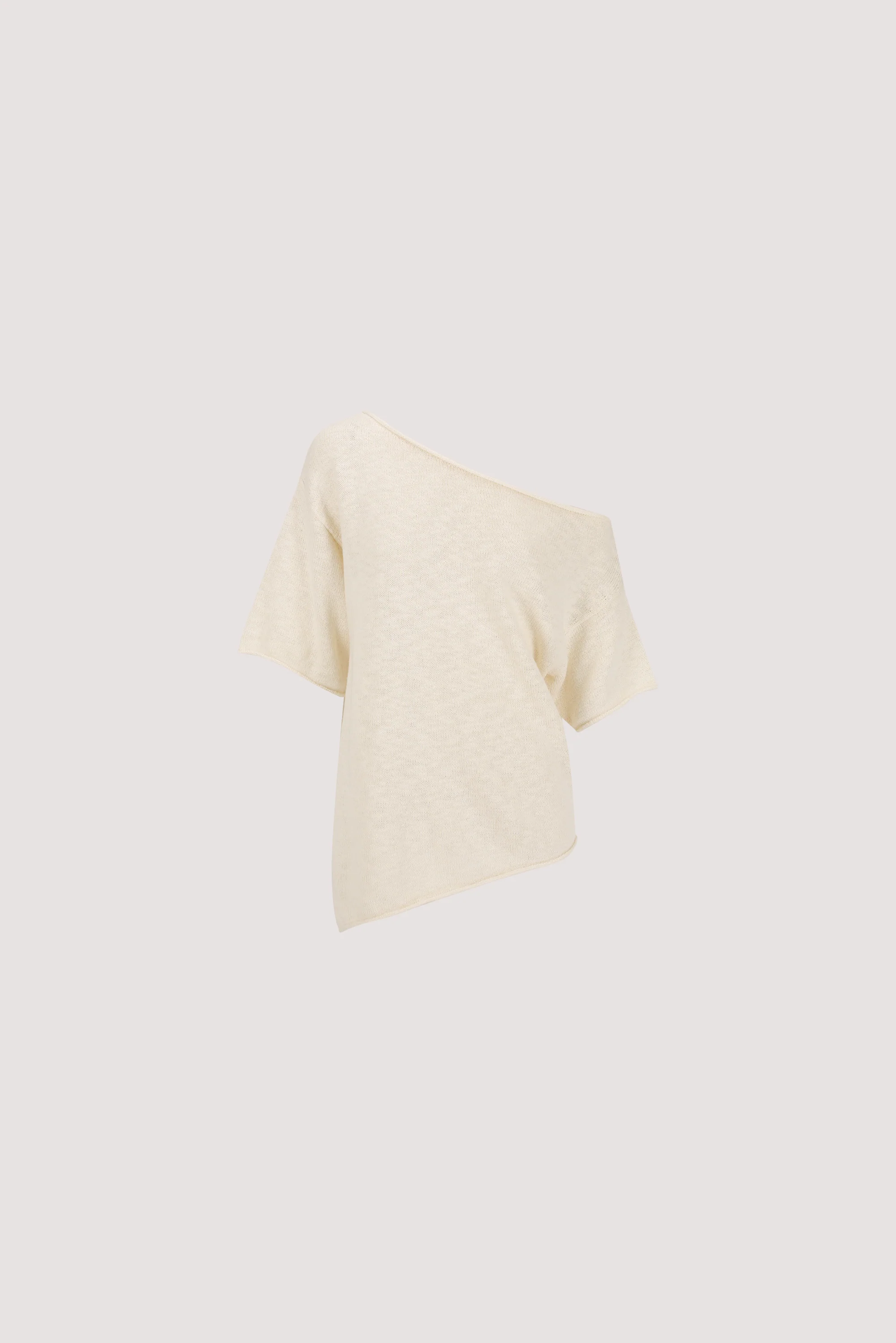 RICK CREAM ASYM KNIT TOP - Image 5