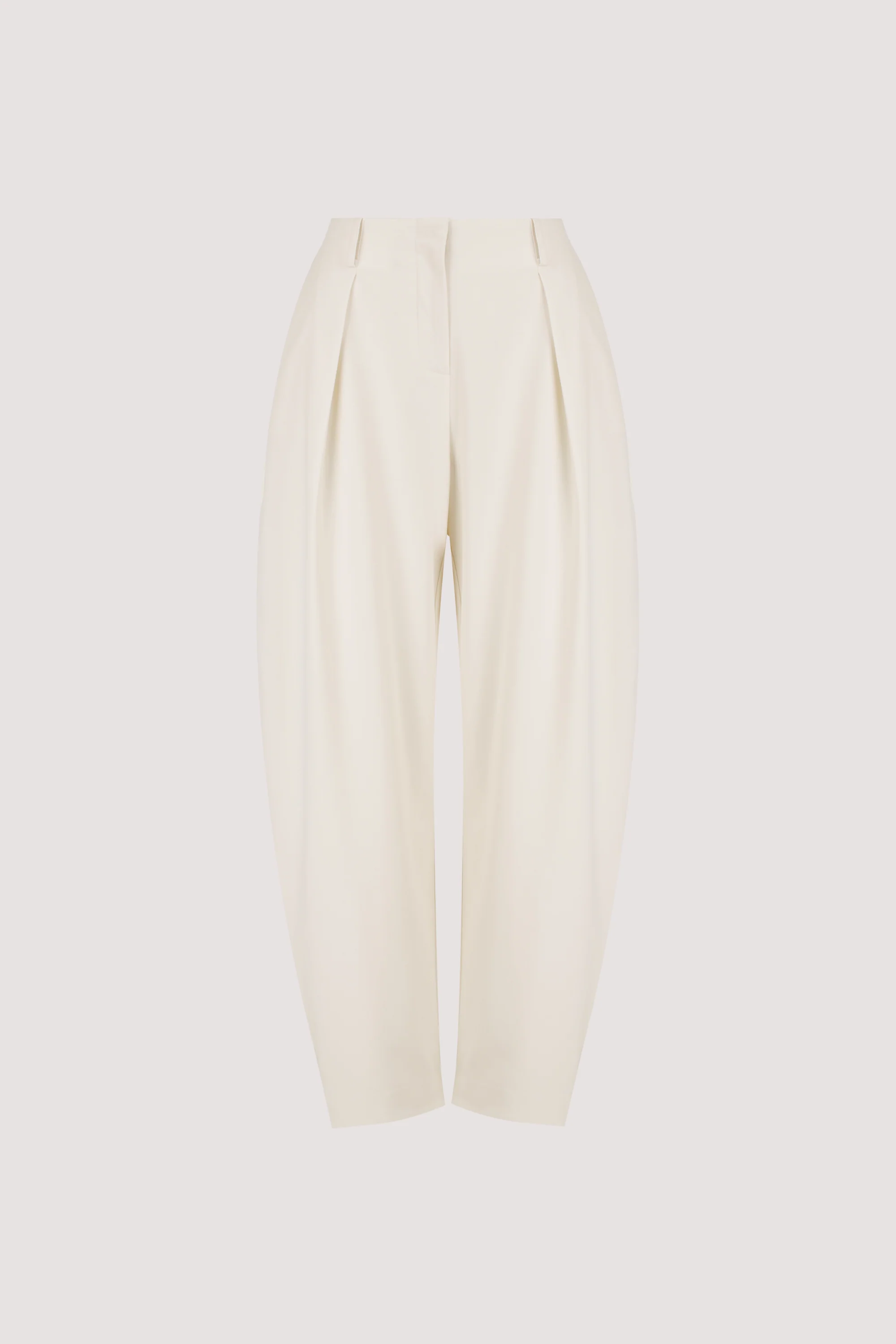 ROMY CREAM BARREL LEG TAILORED PANT - Image 7