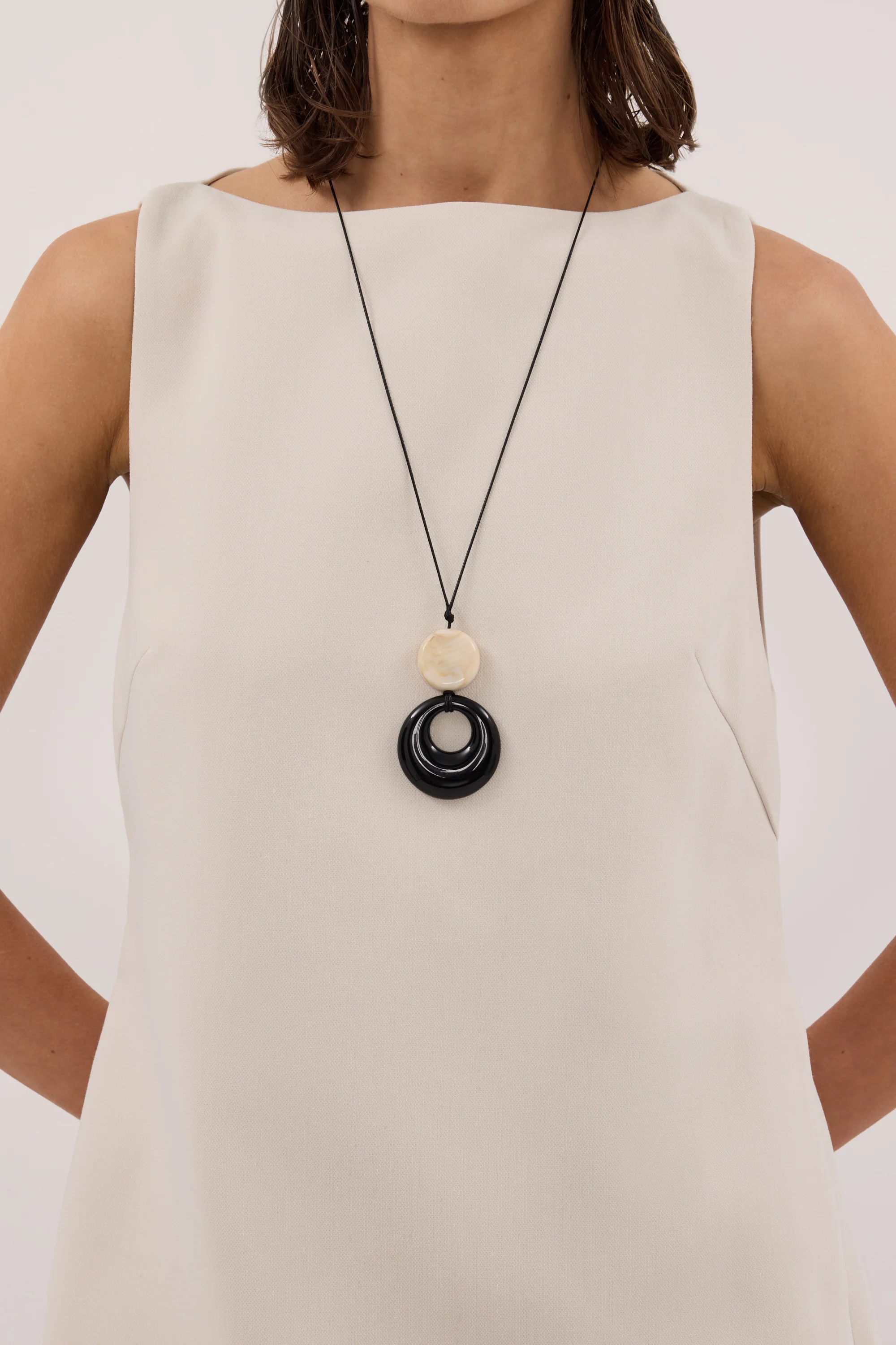 ROWIE BONE SLEEVELESS BOAT NECK TUNIC TOP - Image 5