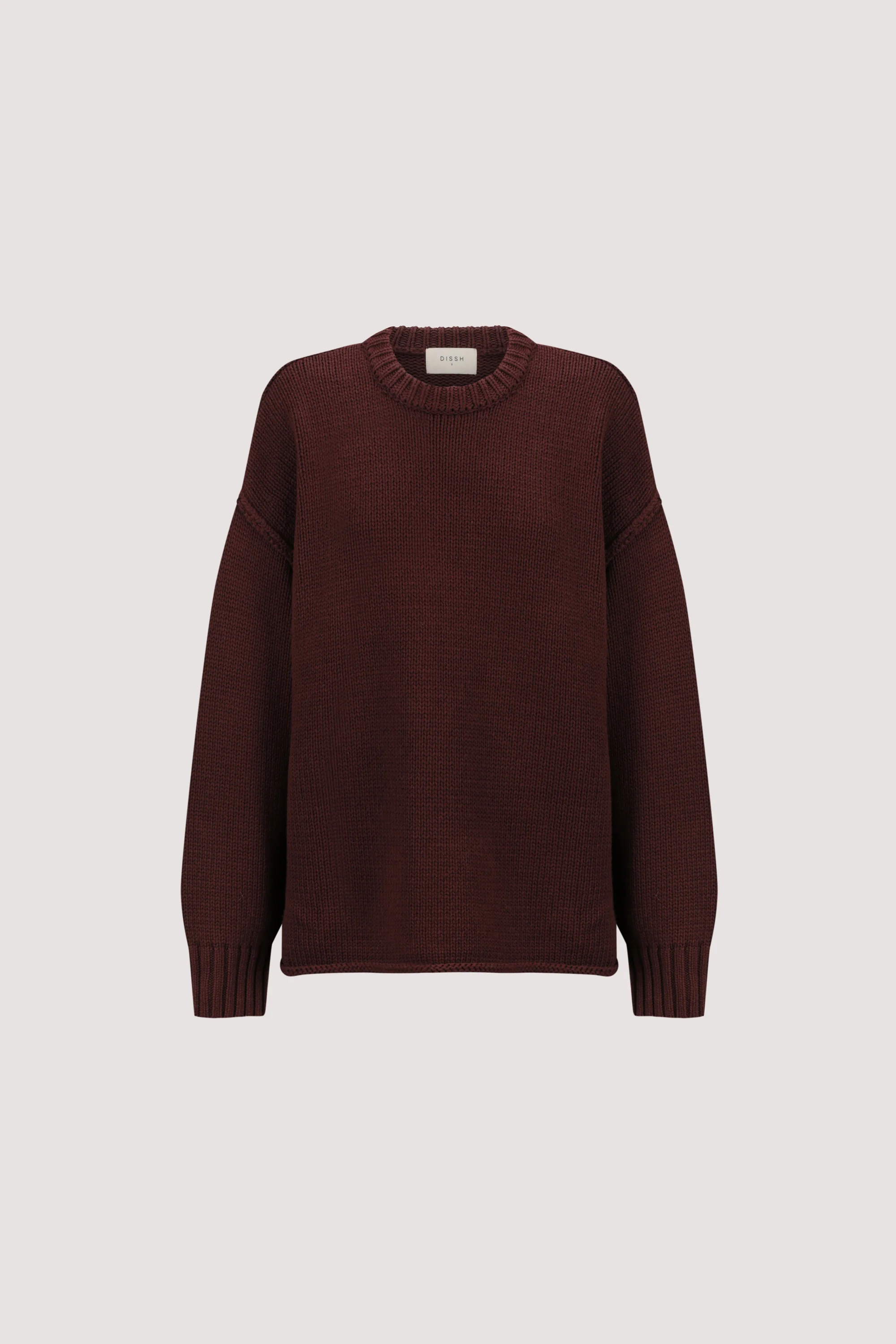 ROY WALNUT OVERSIZED LONGLINE KNIT JUMPER - Image 5