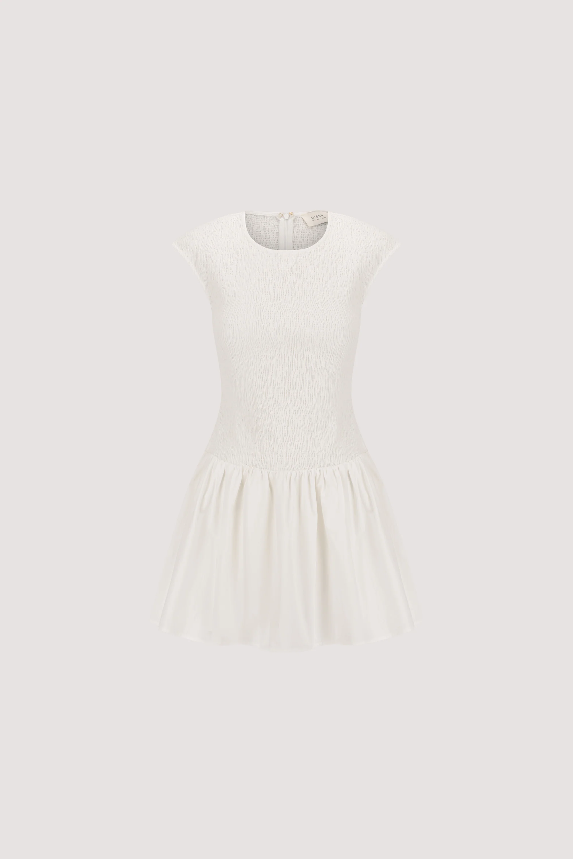 RUBI WHITE COTTON MINI DRESS - Image 6