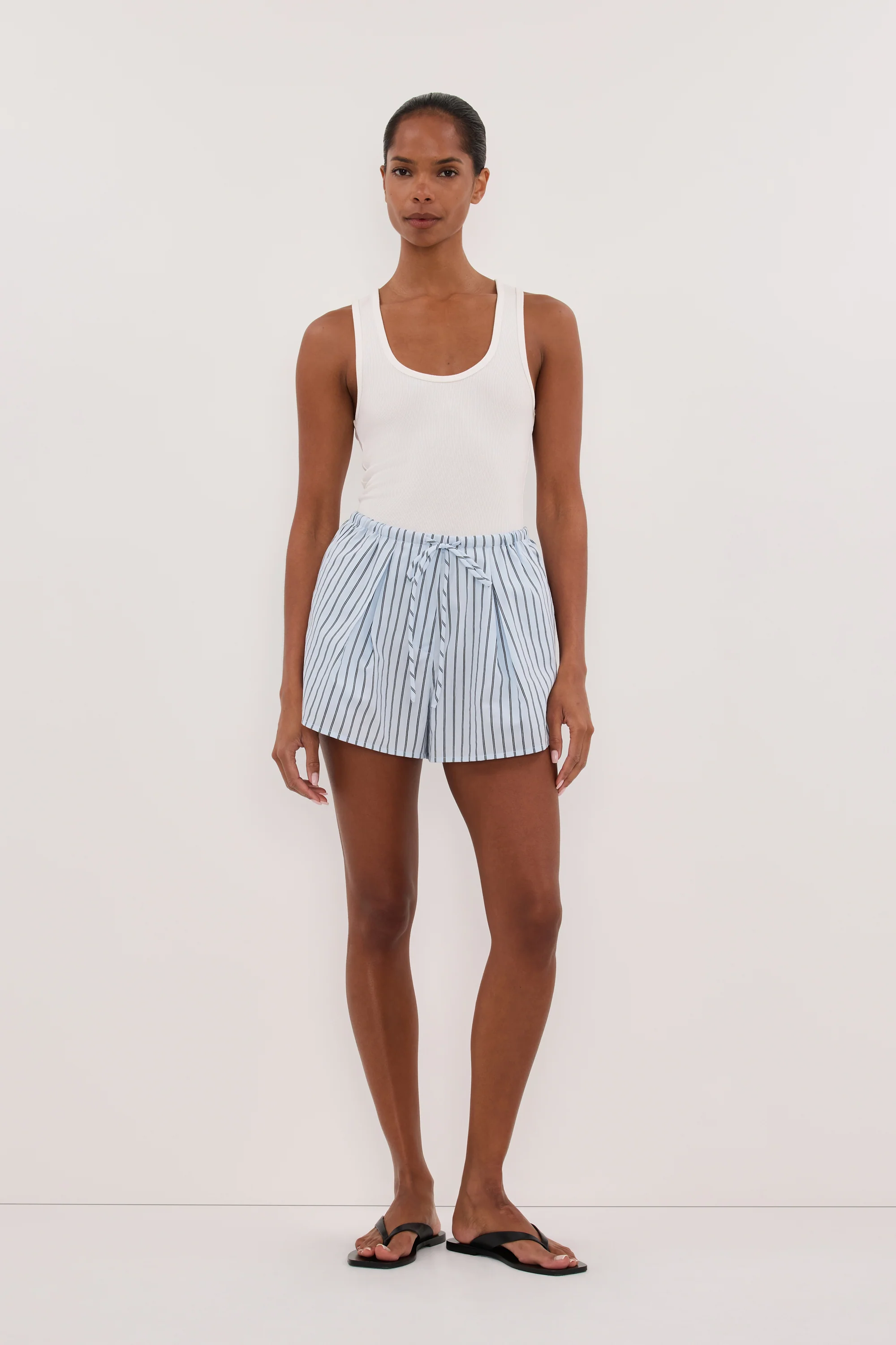 SABLE ICE BLUE SILK BLEND SHORT - Image 5