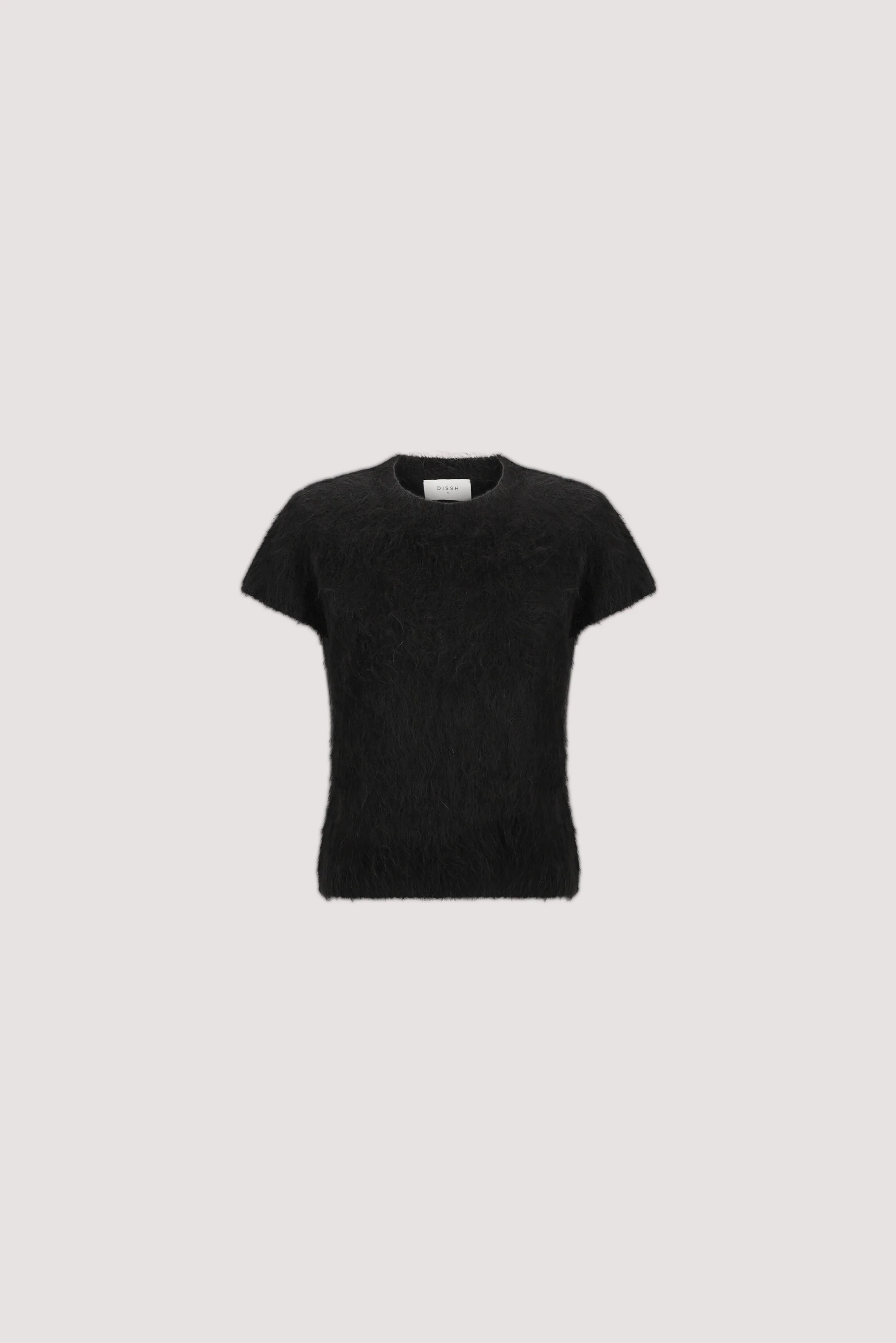SALMA BLACK CAP SLEEVE KNIT TOP - Image 6
