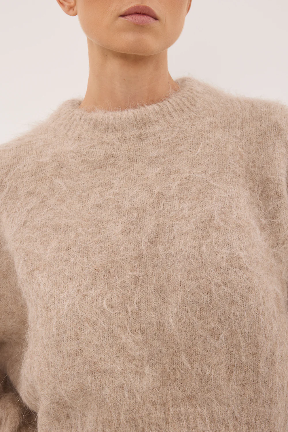 SALMA OAT TUCK SLEEVE JUMPER - Image 5