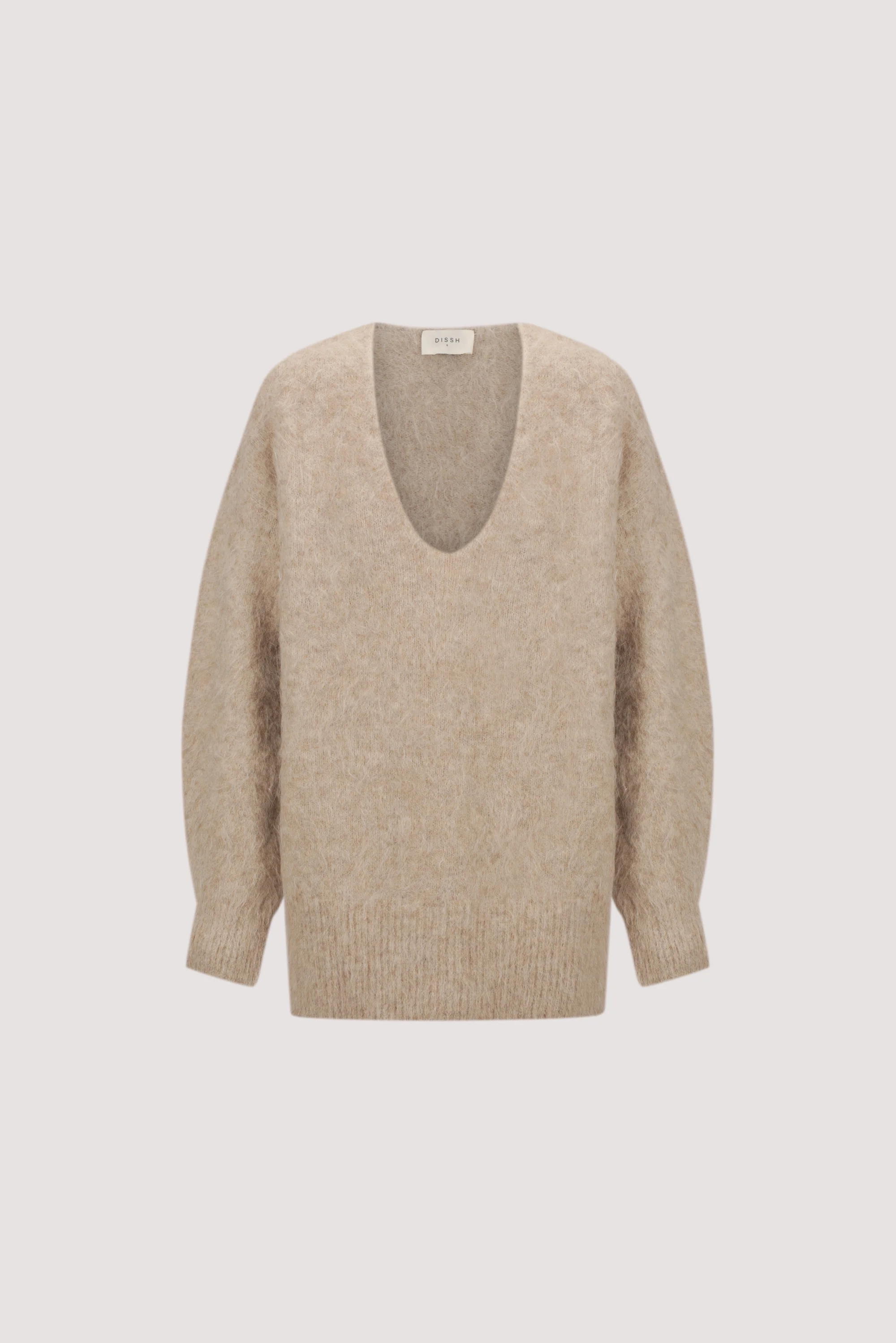 SALMA OAT V NECK JUMPER - Image 6