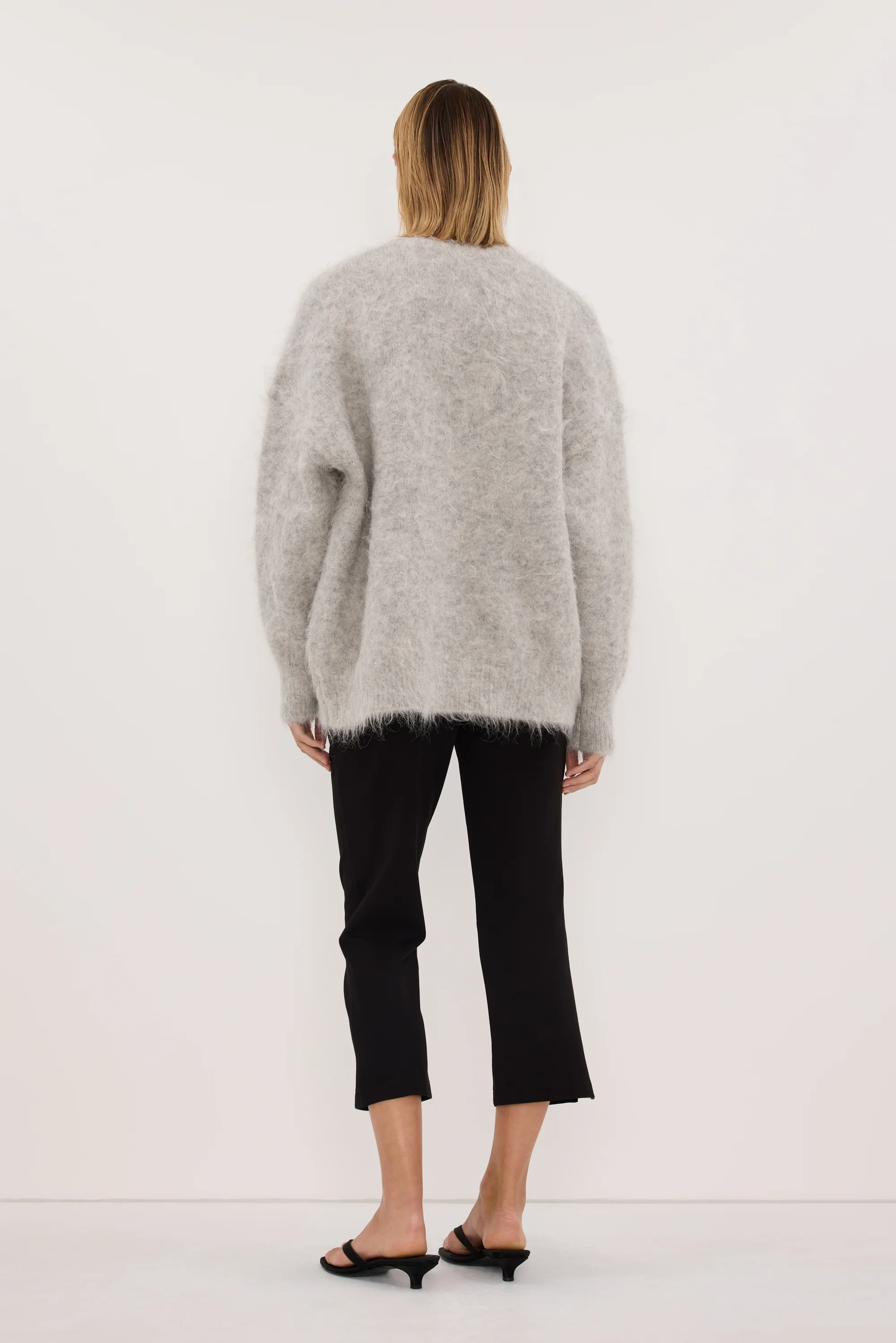 SALMA SILVER LONGLINE CARDIGAN - Image 4