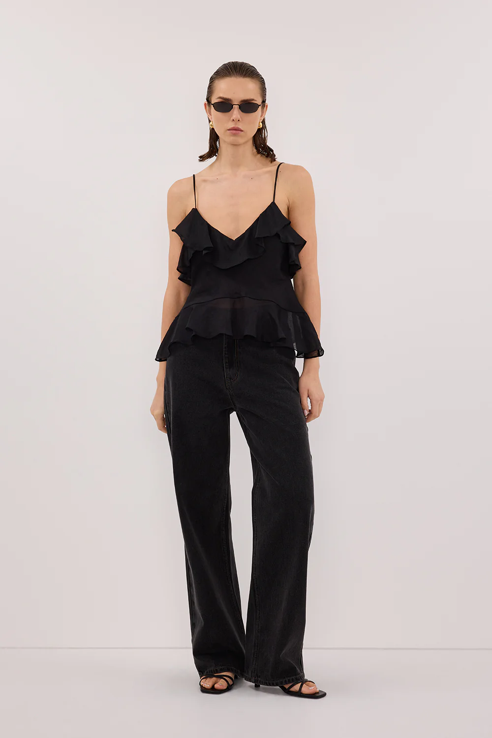 SARA BLACK RAMIE CAMI TOP