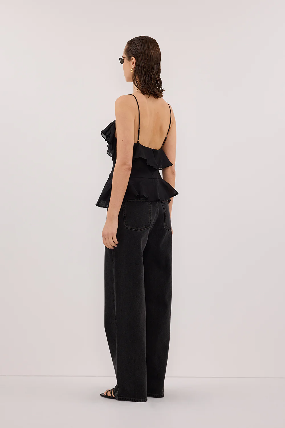 SARA BLACK RAMIE CAMI TOP - Image 4