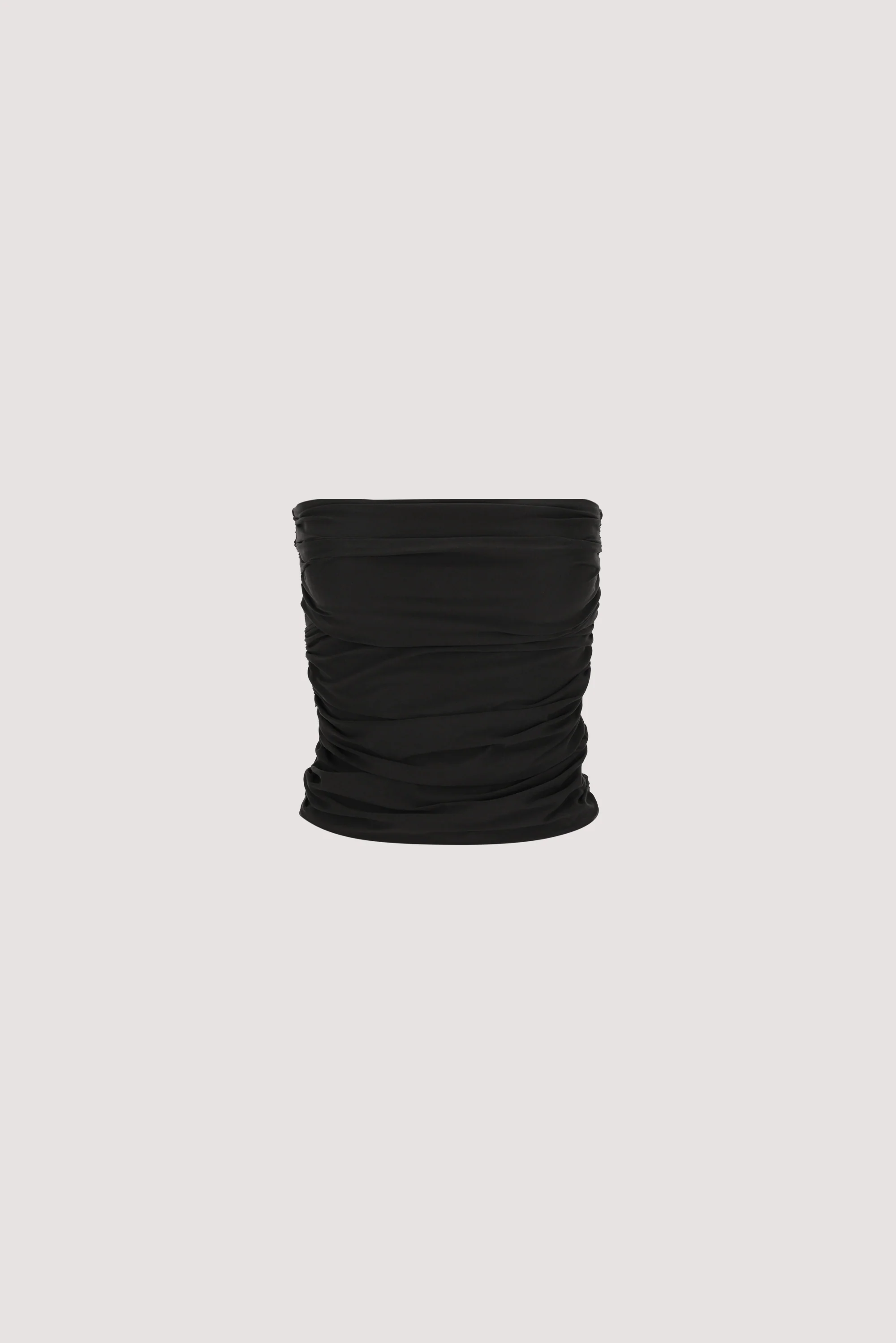 SHARI BLACK STRAPLESS BANDEAU TOP - Image 8