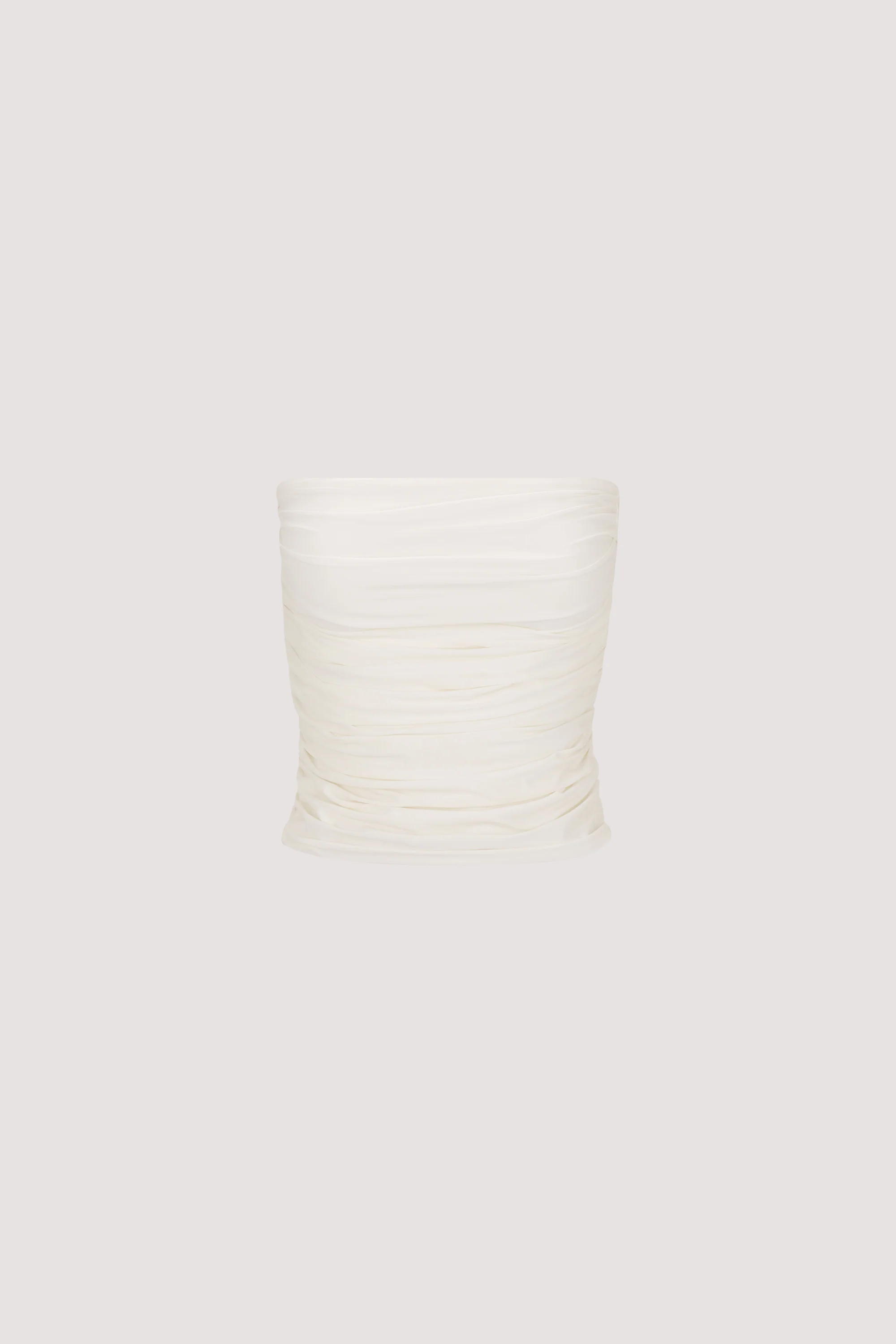 SHARI OFF WHITE STRAPLESS BANDEAU TOP - Image 8