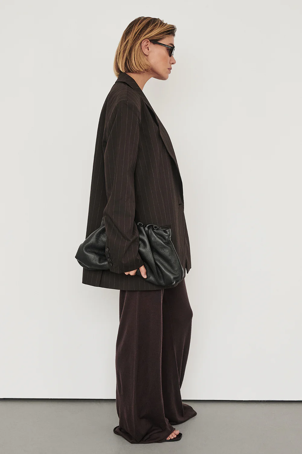 SIAN PEAT CHOC STRIPE OVERSIZED BLAZER - Image 7