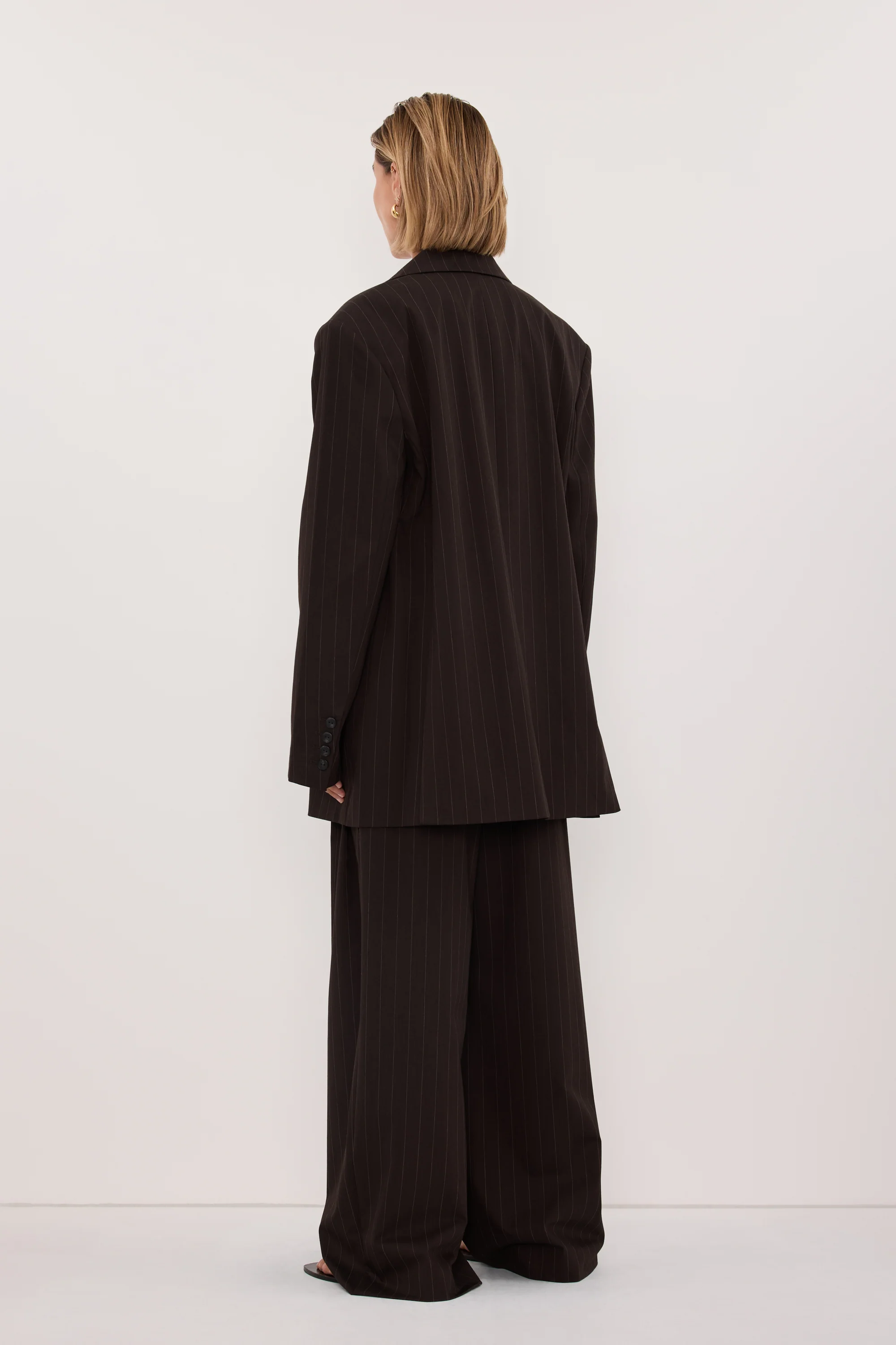 SIAN PEAT CHOC TAILORED WIDE PANT - Image 6