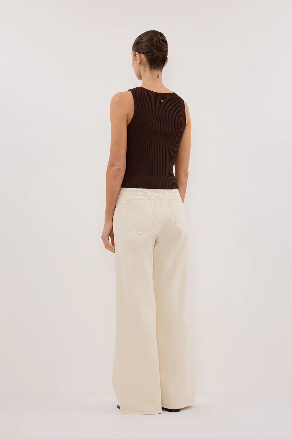SIERRA BITTER CHOC KNIT TOP - Image 4