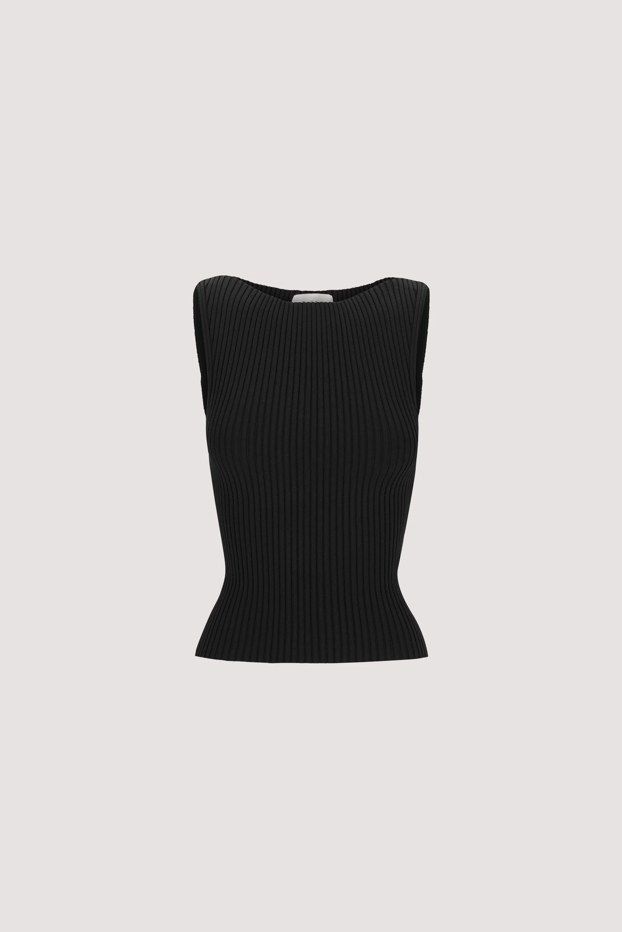 SIERRA BLACK KNIT TOP - Image 7