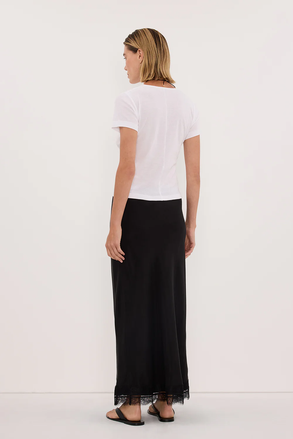 SLOANE WHITE KNIT BABY TEE - Image 4
