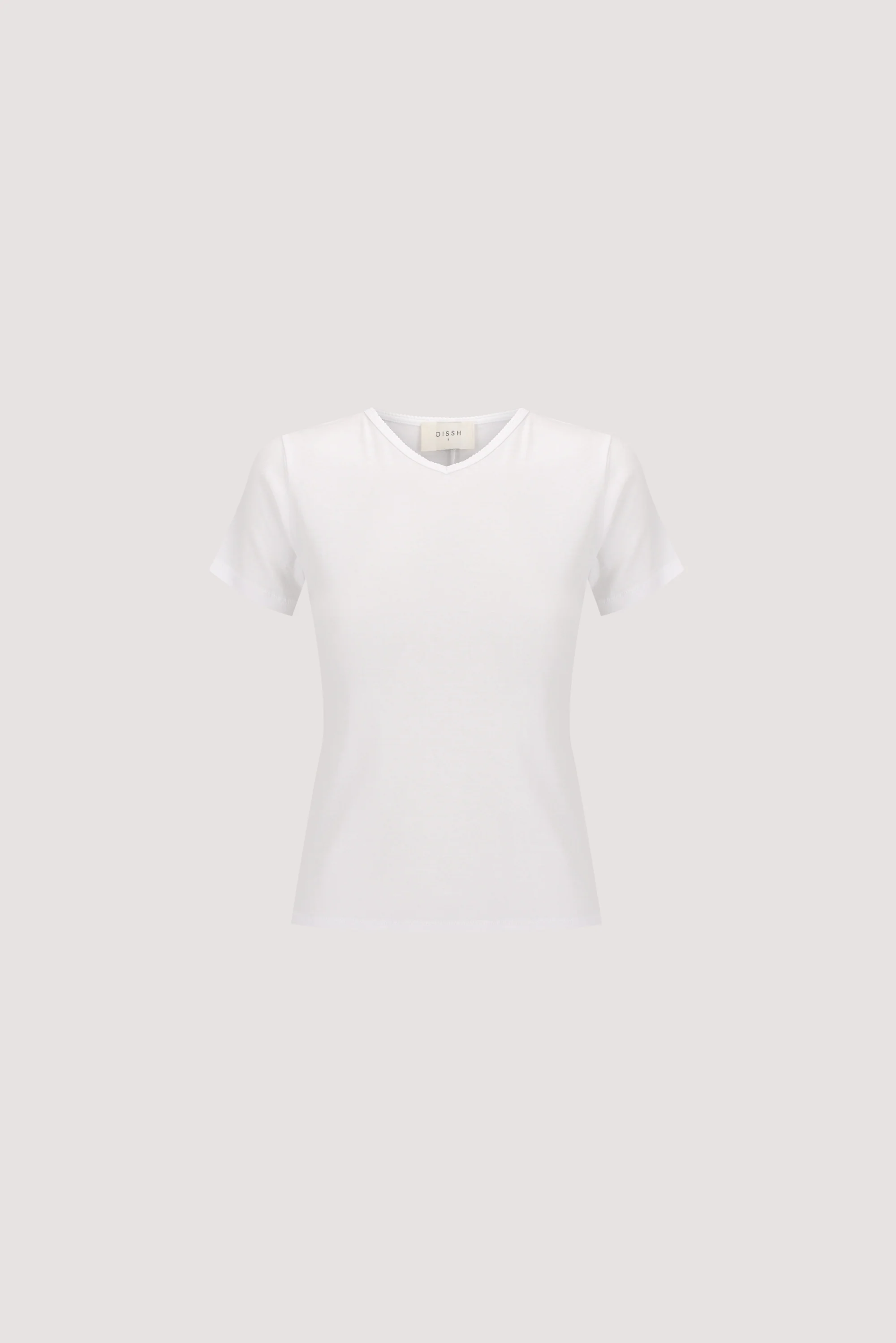 SLOANE WHITE KNIT BABY TEE - Image 6