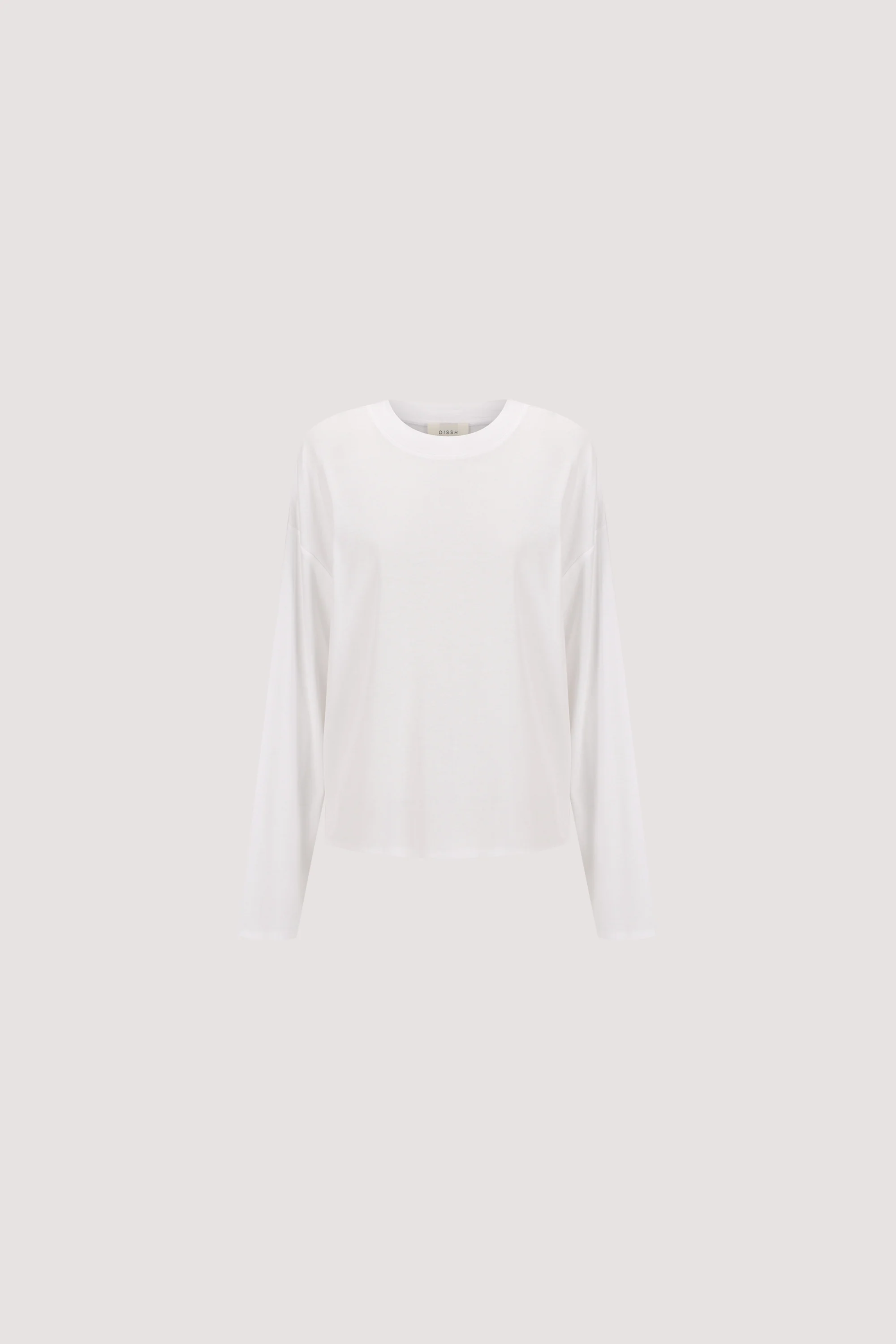 SLOANE WHITE LONG SLEEVE CREW KNIT TOP - Image 6